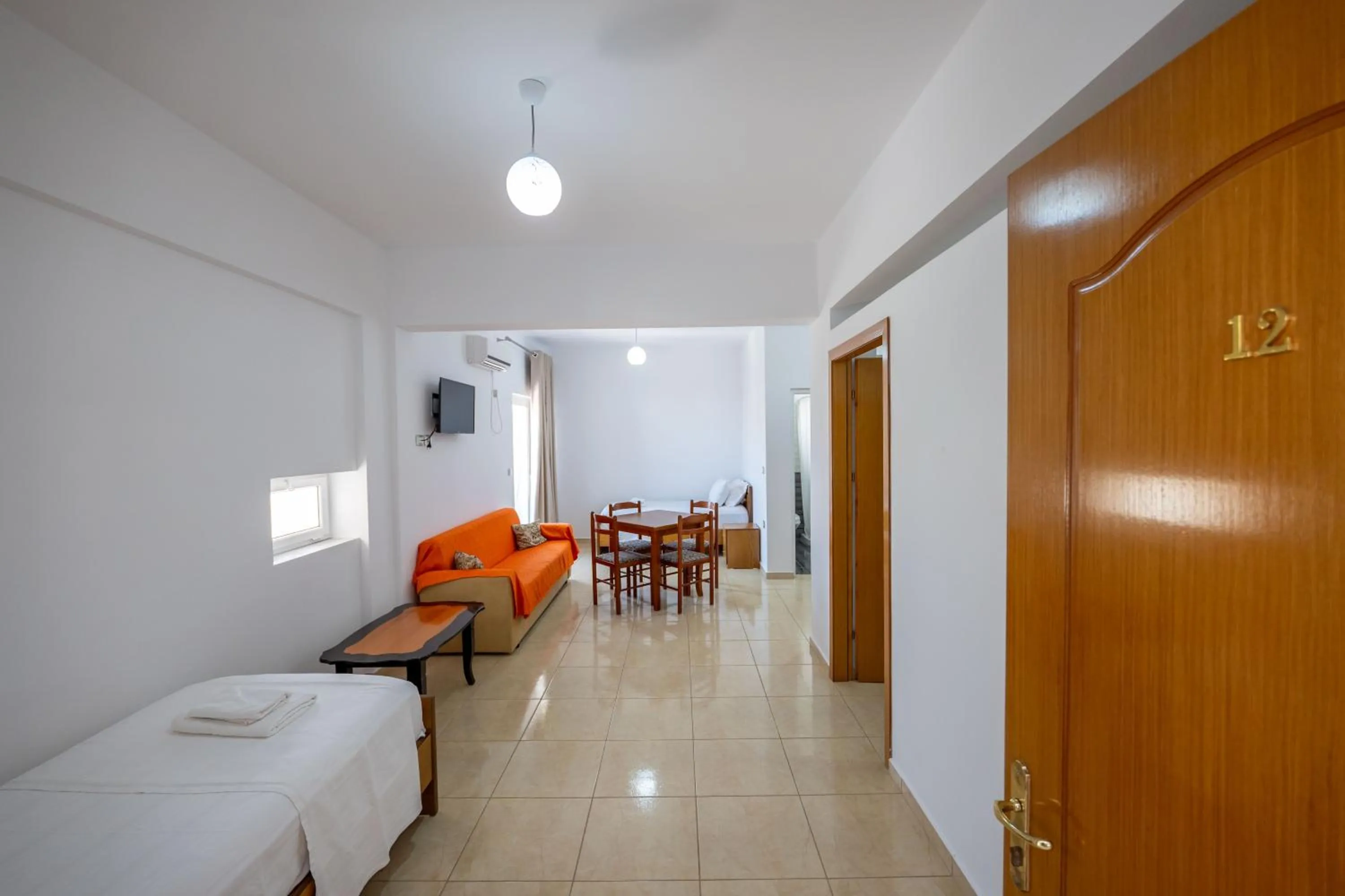 Living room, Bed in Aleksander ApartHotel