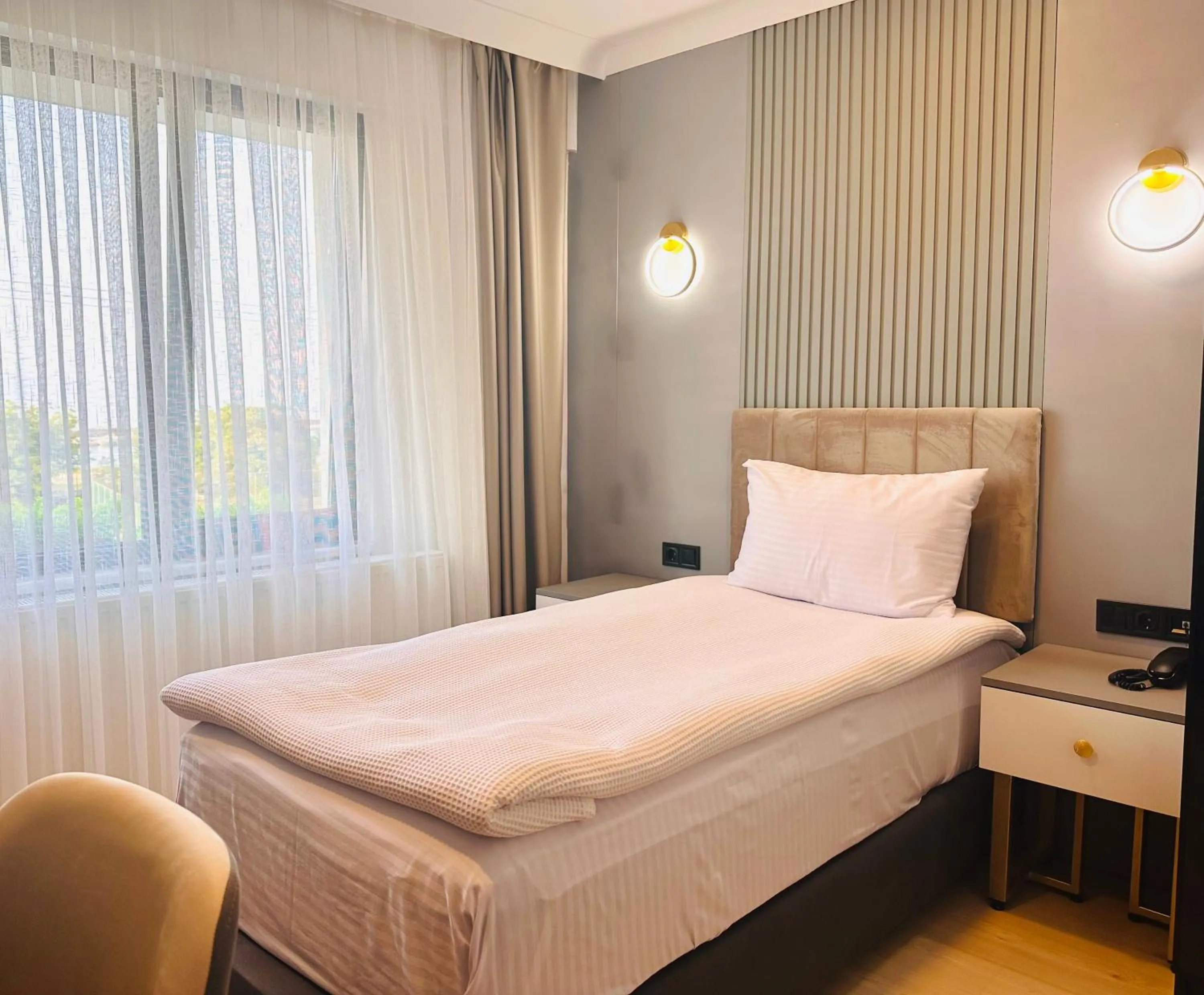 Photo of the whole room, Bed in Bless You