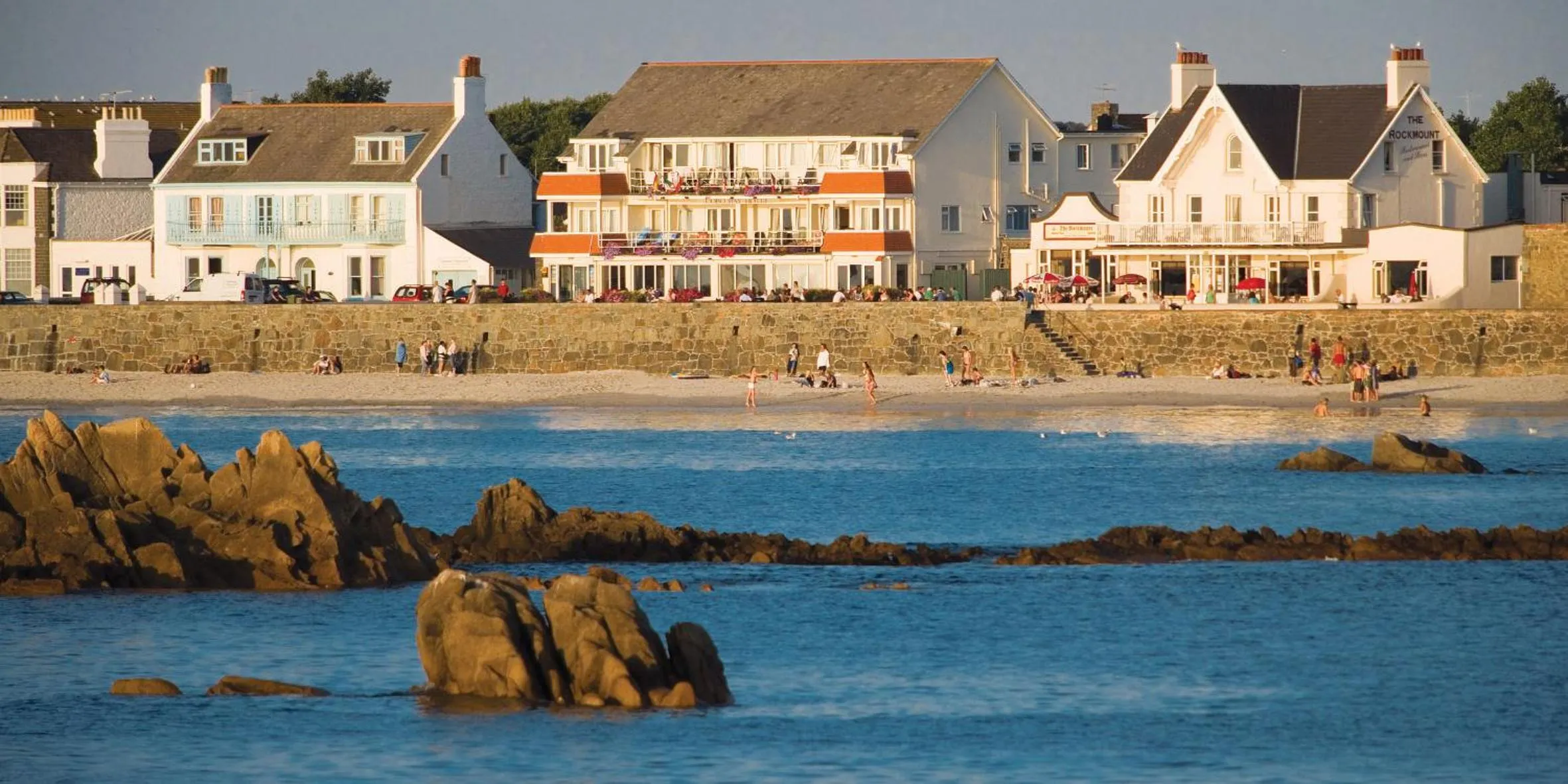 Facade/entrance in Cobo Bay Hotel