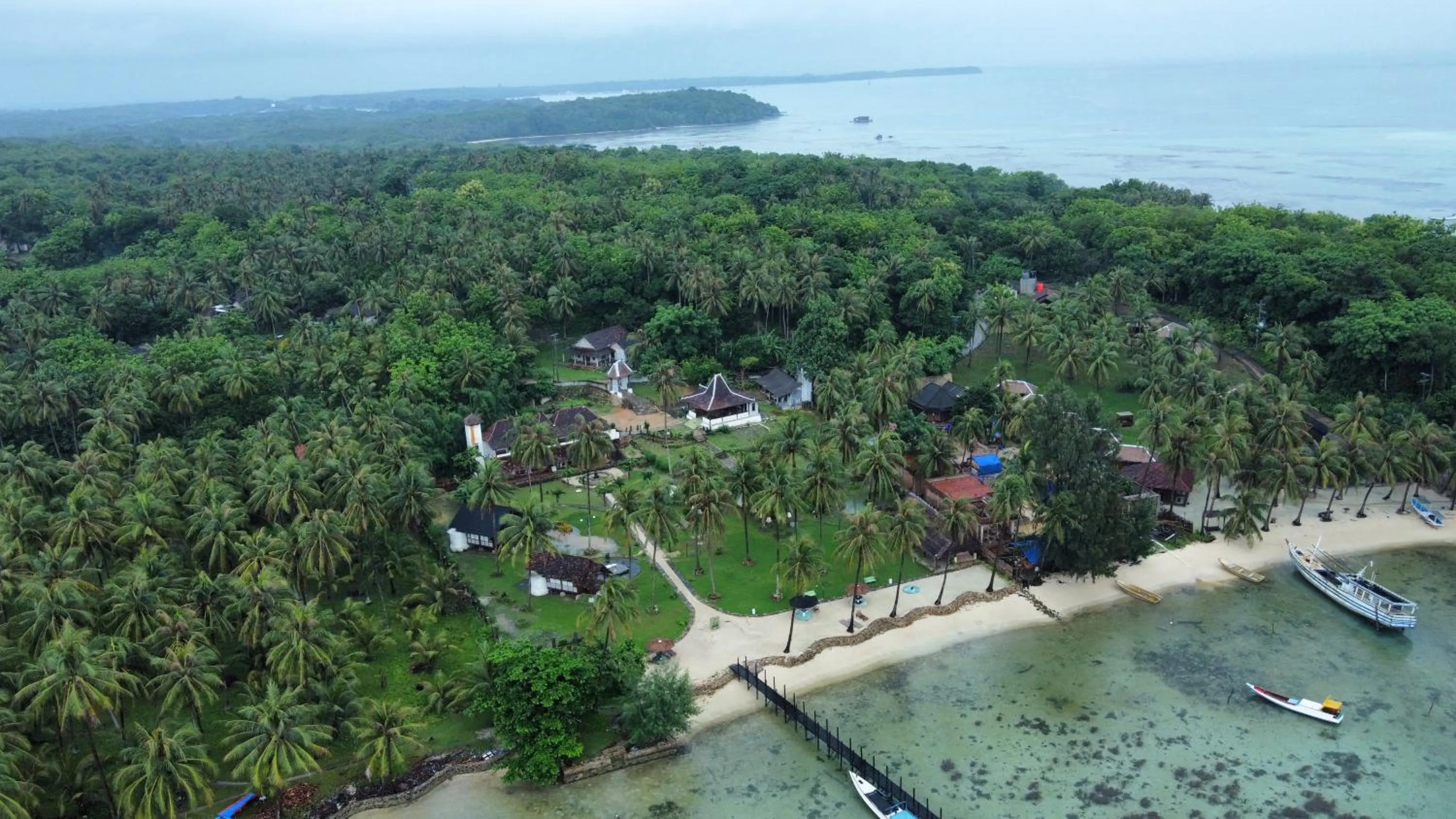Bird's eye view in Arys Lagoon Bungalow & Hotel