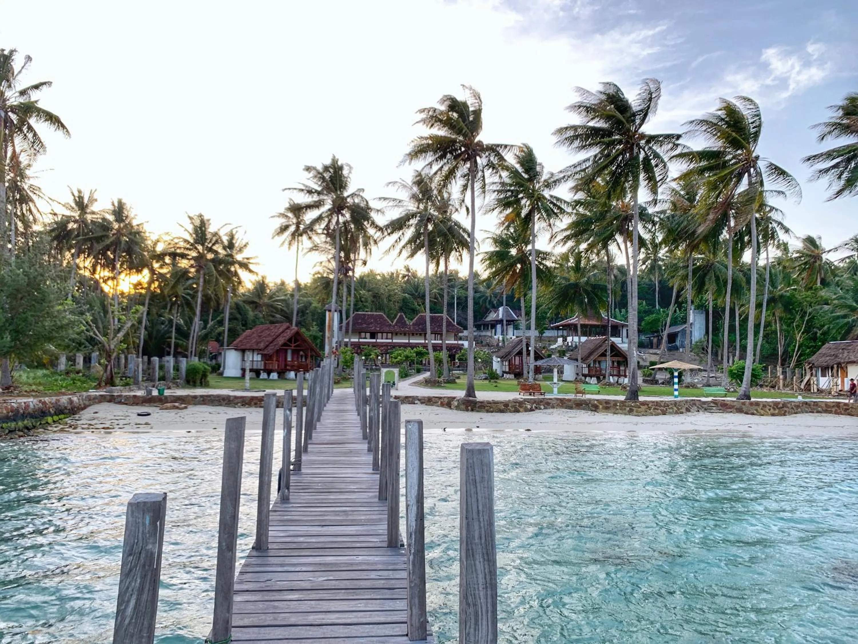 Sea view in Arys Lagoon Bungalow & Hotel