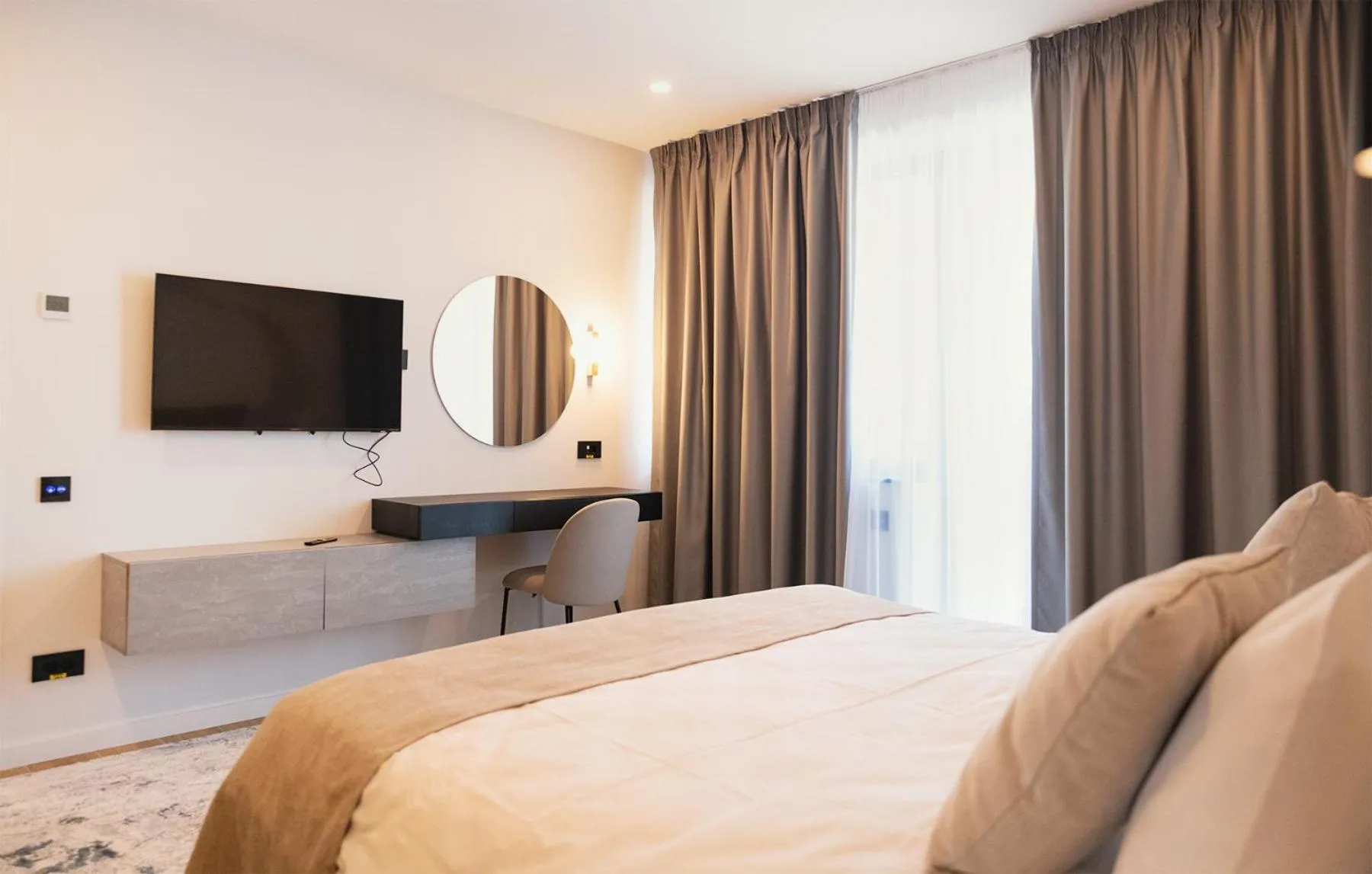 Bed in Electra Aparthotel