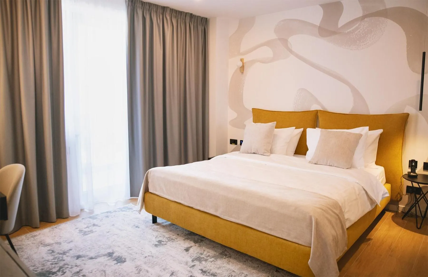 Bed in Electra Aparthotel