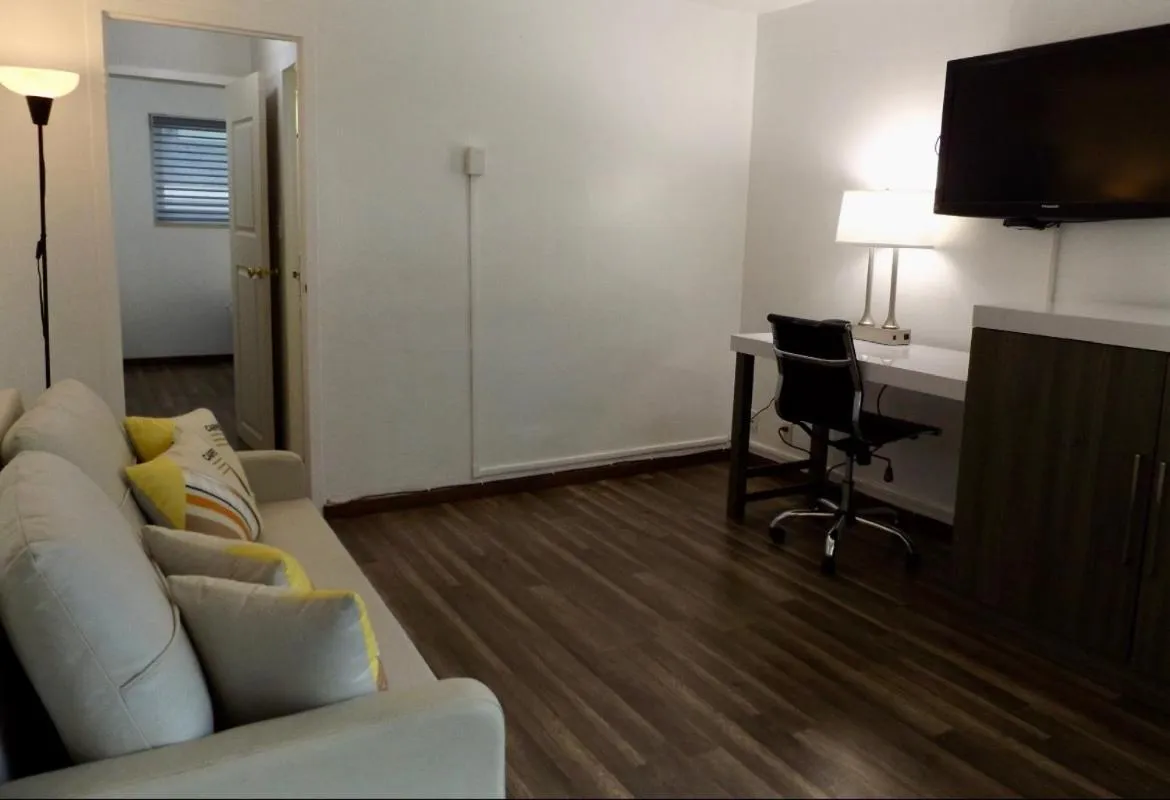 Living room in The Dylan, a Baymont by Wyndham