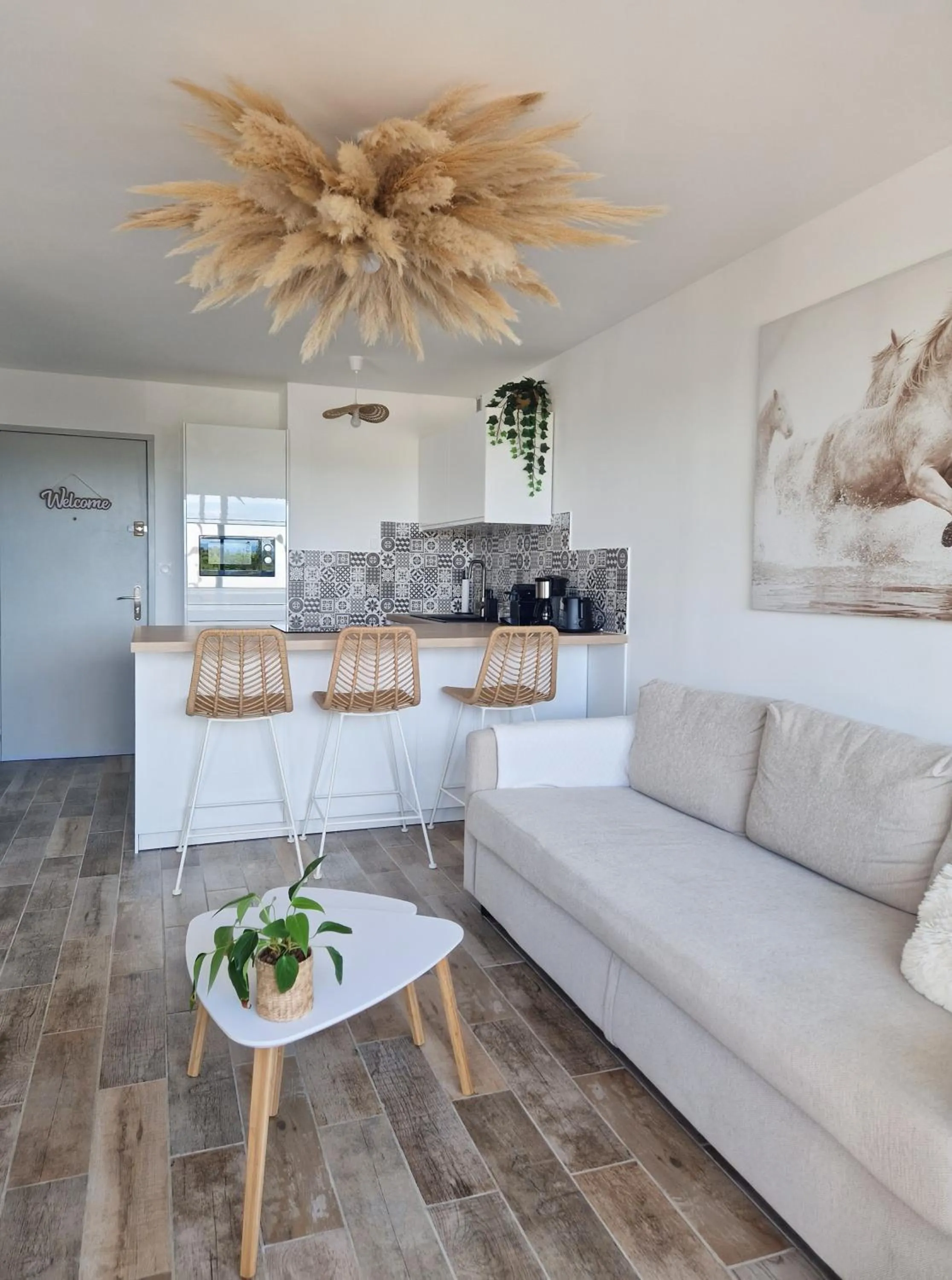 Living room in Sable & Pampas - Meublé de Tourisme 5 étoiles