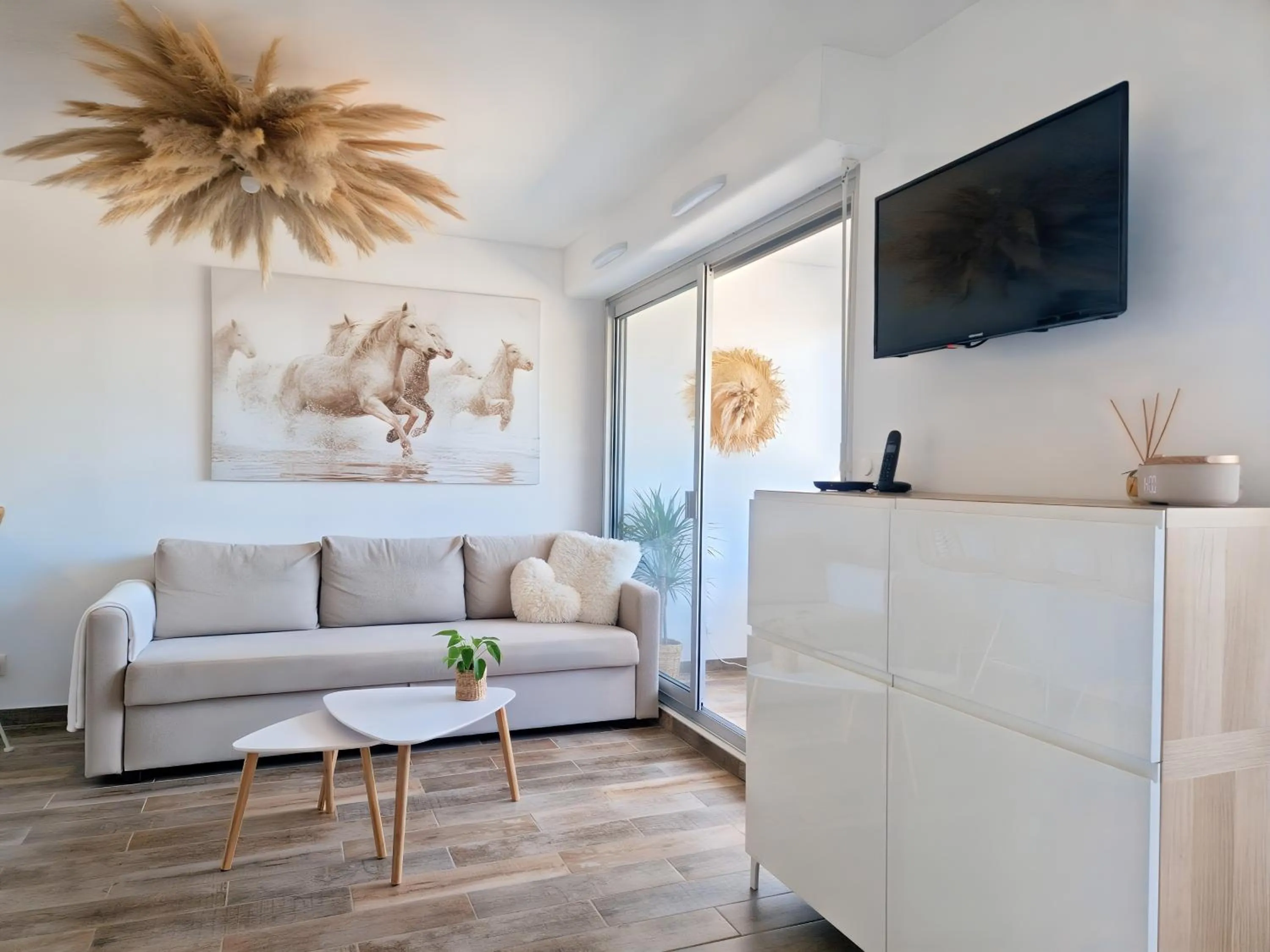 Living room in Sable & Pampas - Meublé de Tourisme 5 étoiles