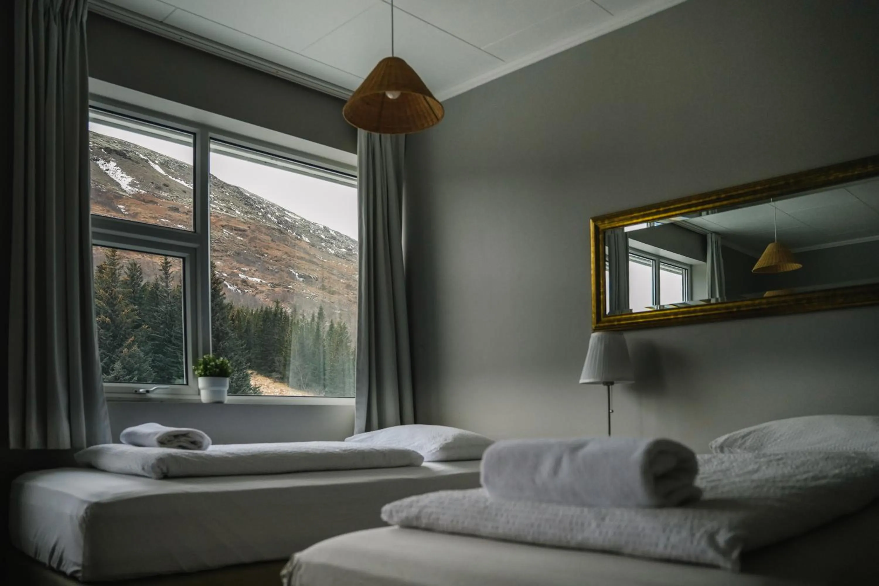 Bed in Hótel Laugarvatn