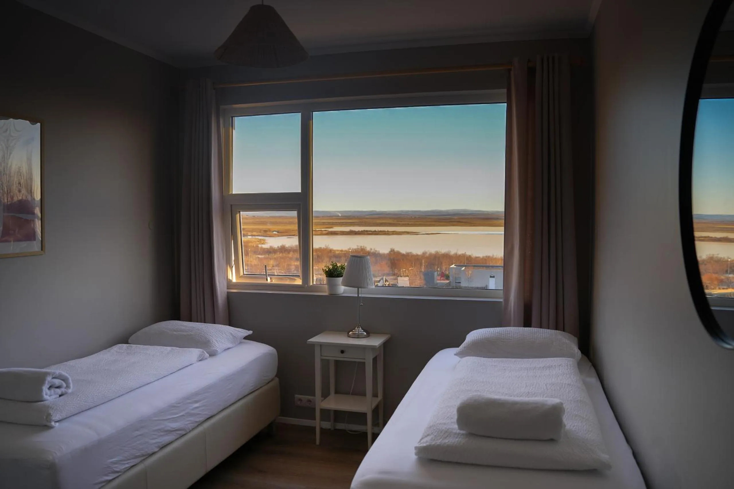 Bedroom, Bed in Hótel Laugarvatn