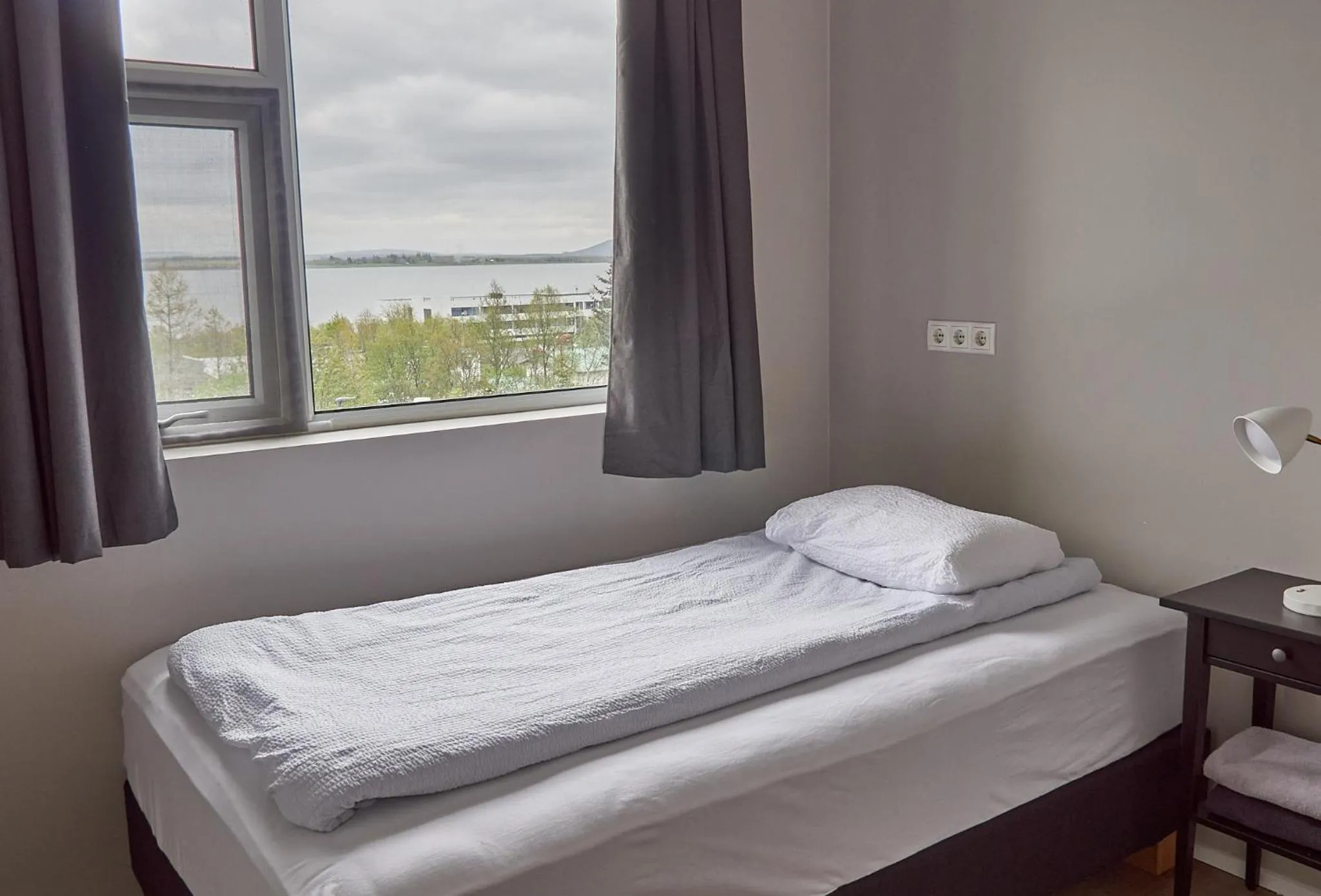 Photo of the whole room, Bed in Hótel Laugarvatn