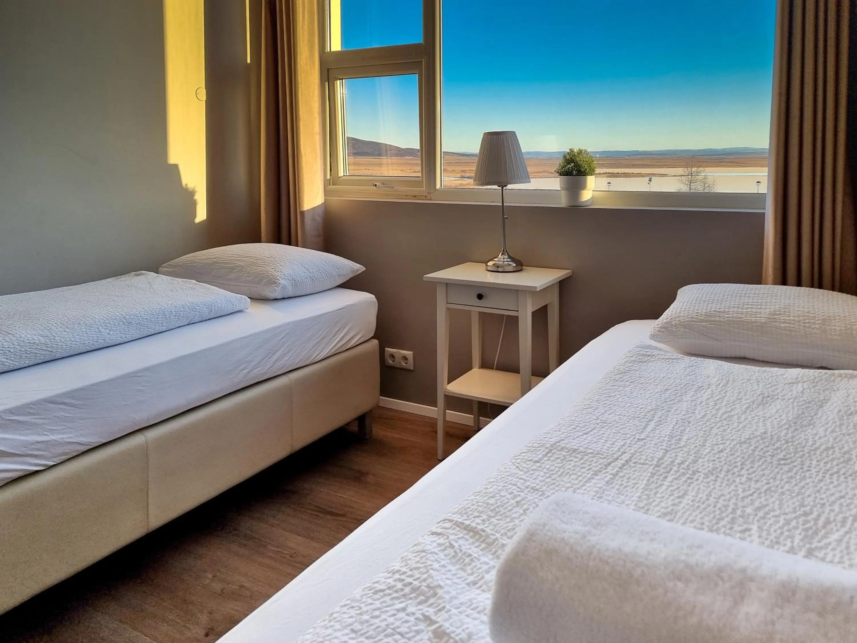 Bedroom, Bed in Hótel Laugarvatn