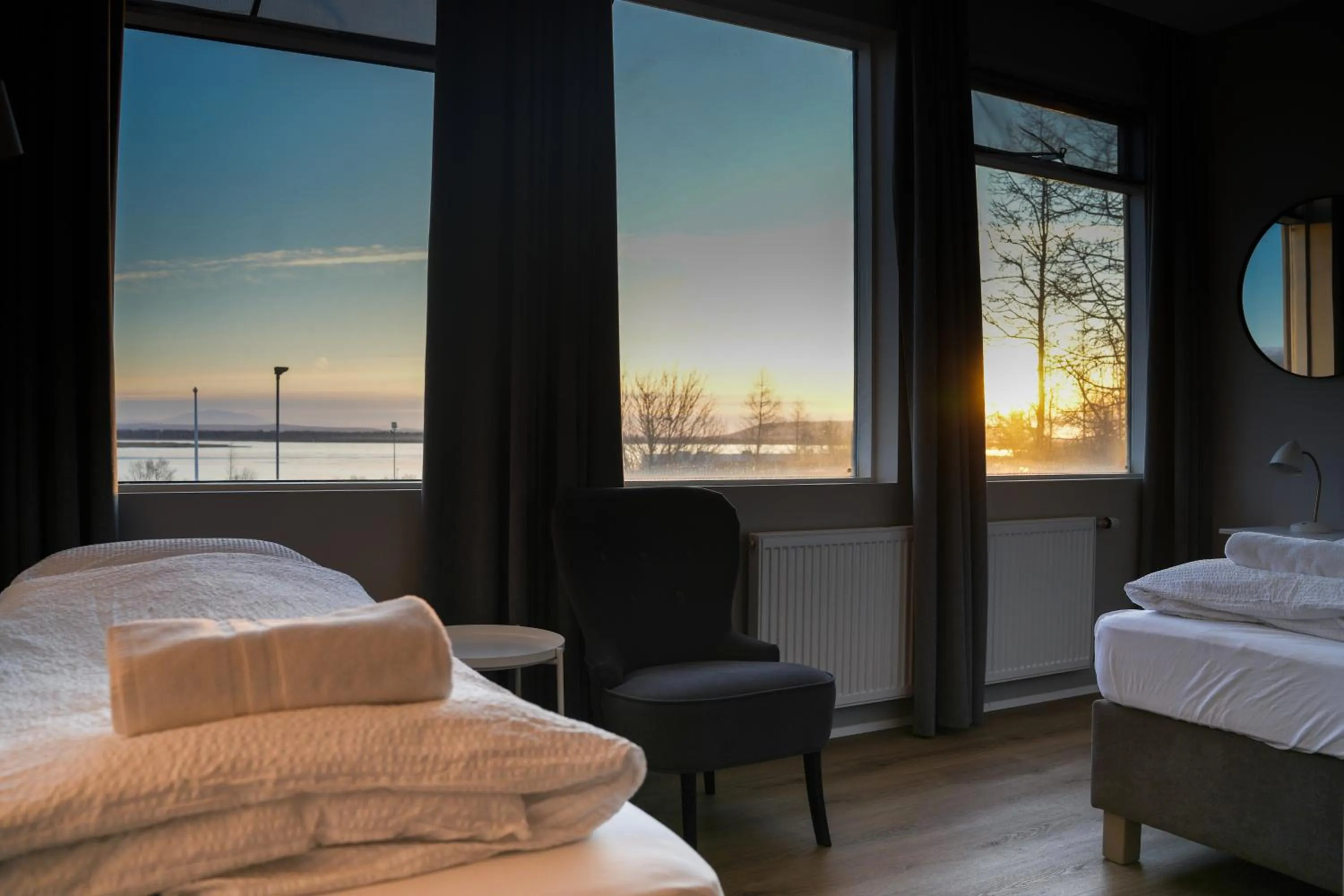 Bed in Hótel Laugarvatn