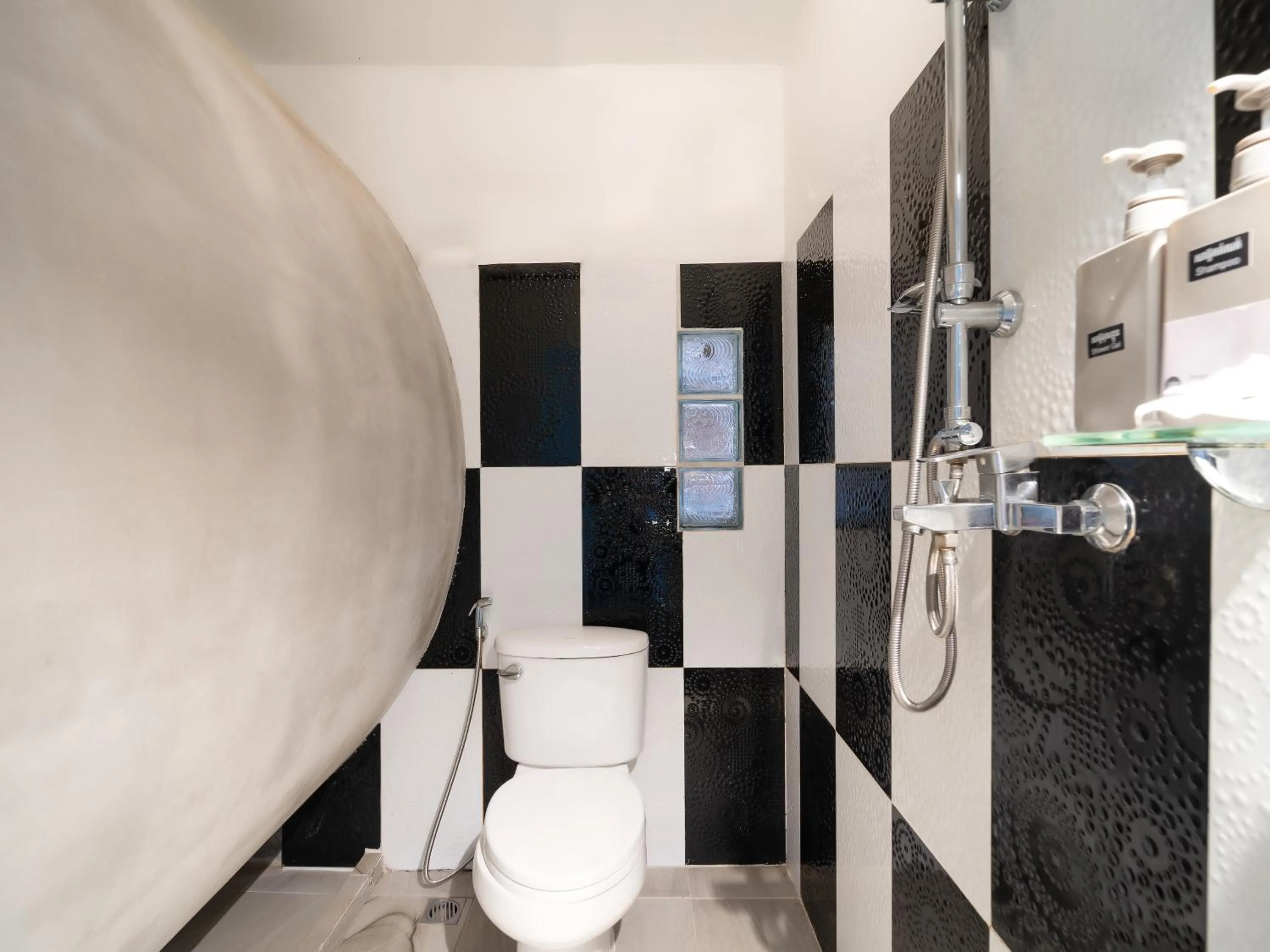 Shower in Tunnel Urban Retreat