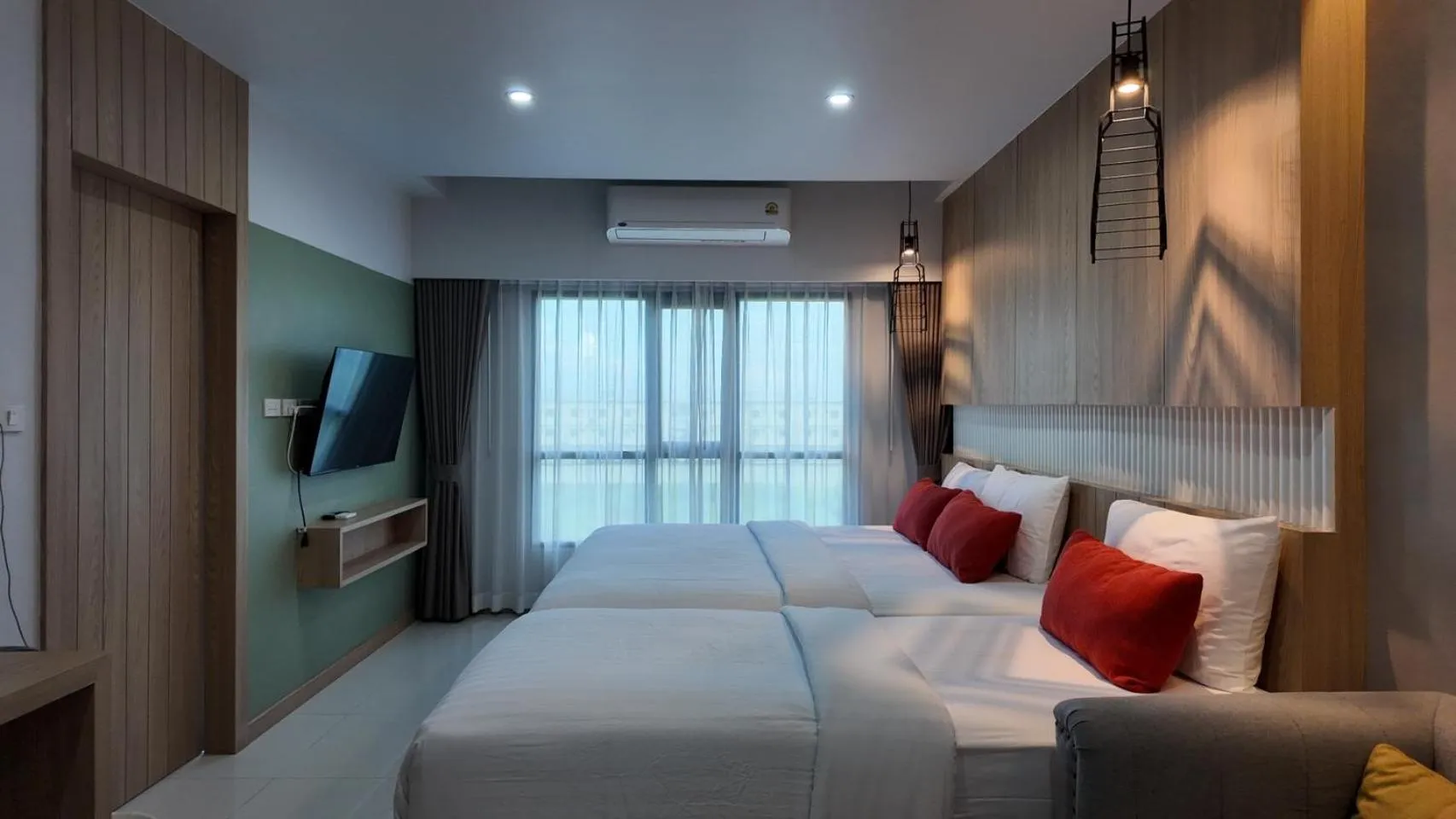 Bed in Bangkok Mystay Hotel Rangsit