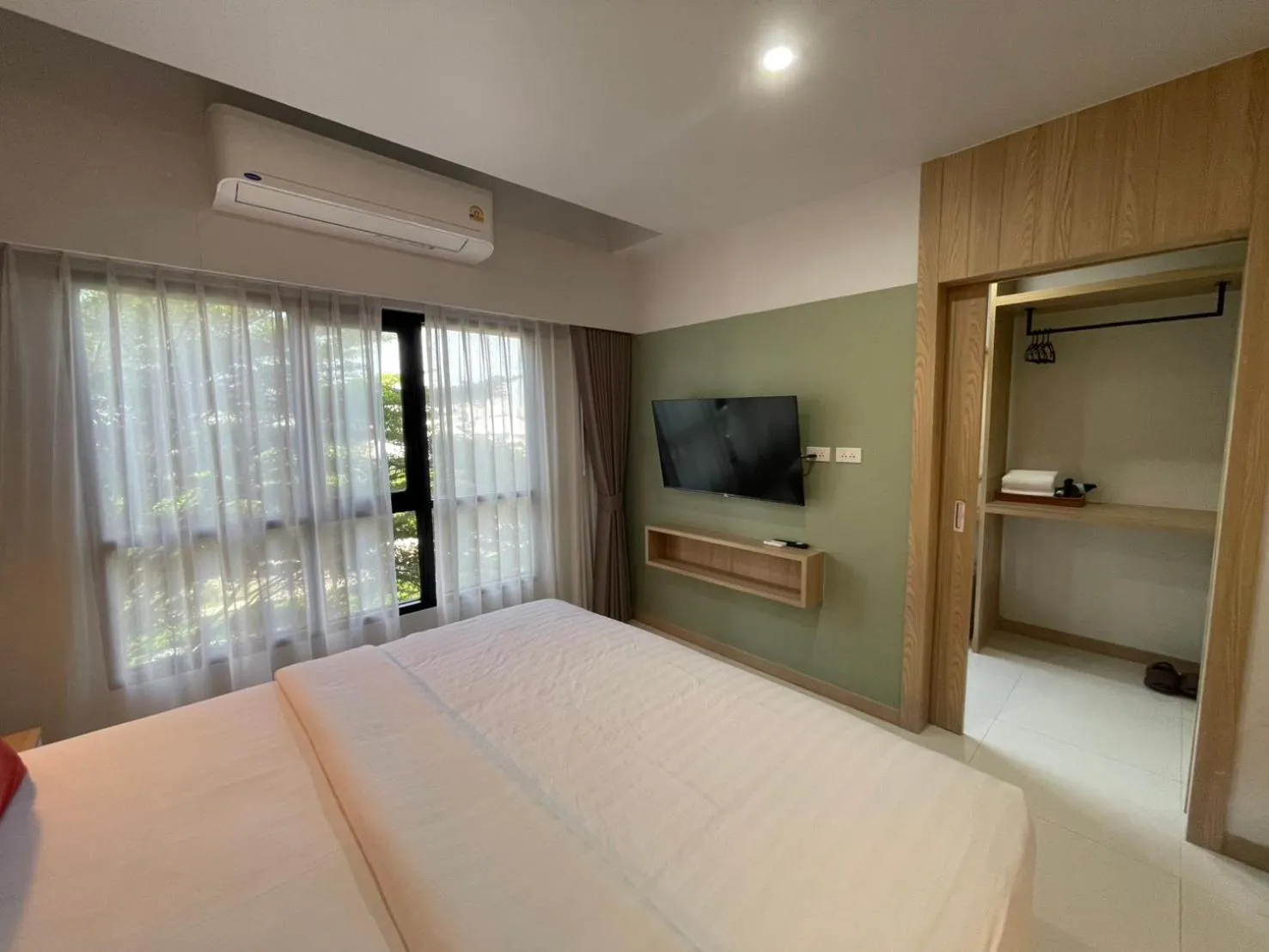 Bed in Bangkok Mystay Hotel Rangsit