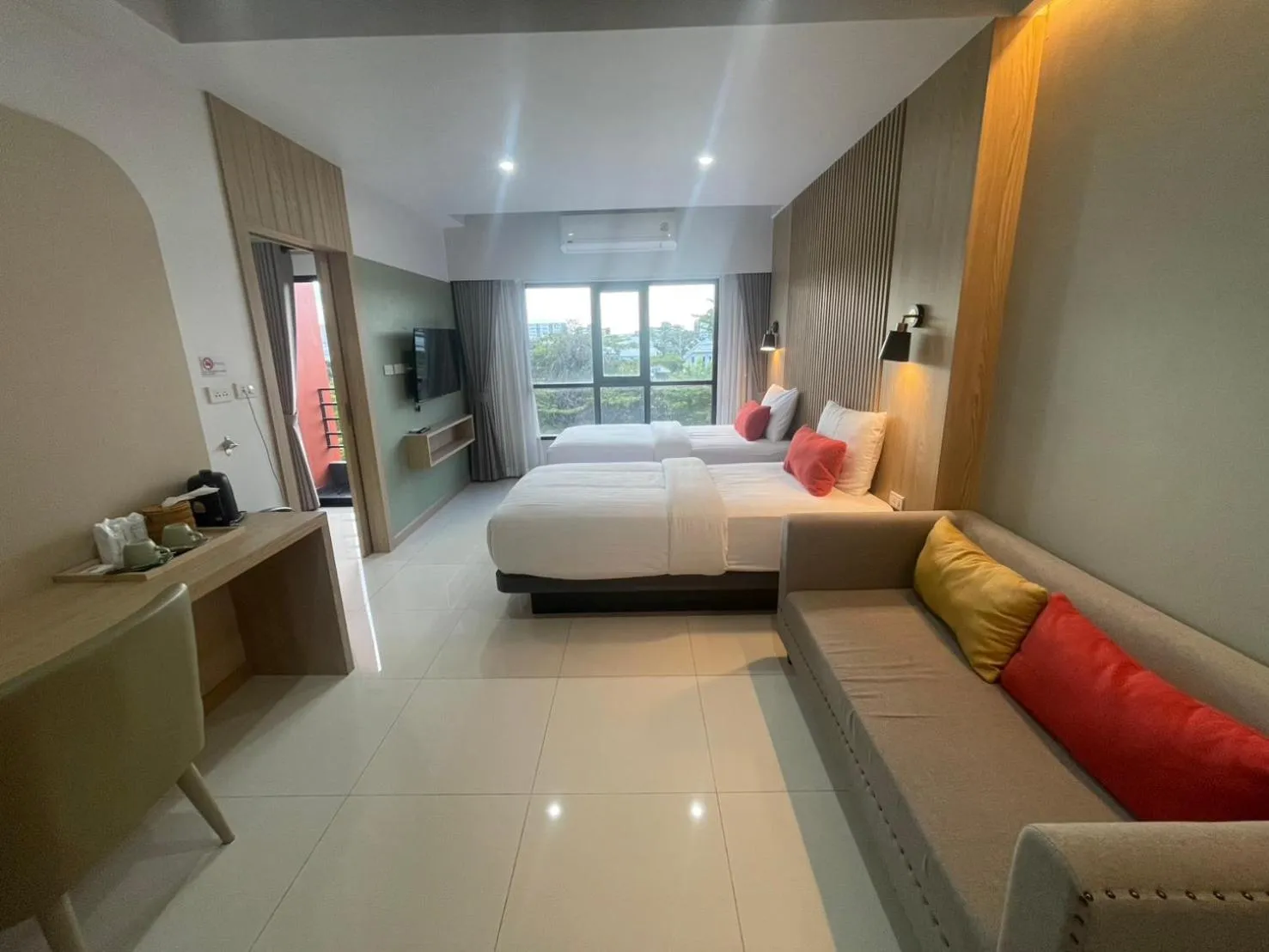 Bed in Bangkok Mystay Hotel Rangsit