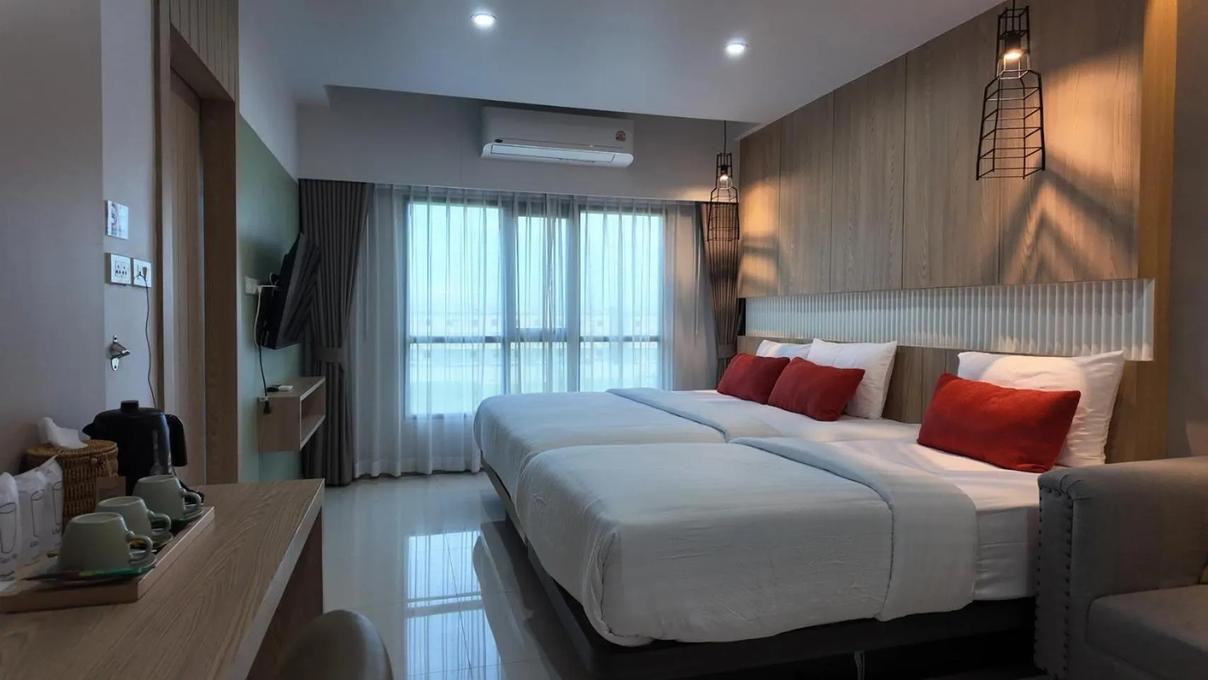 Bed in Bangkok Mystay Hotel Rangsit