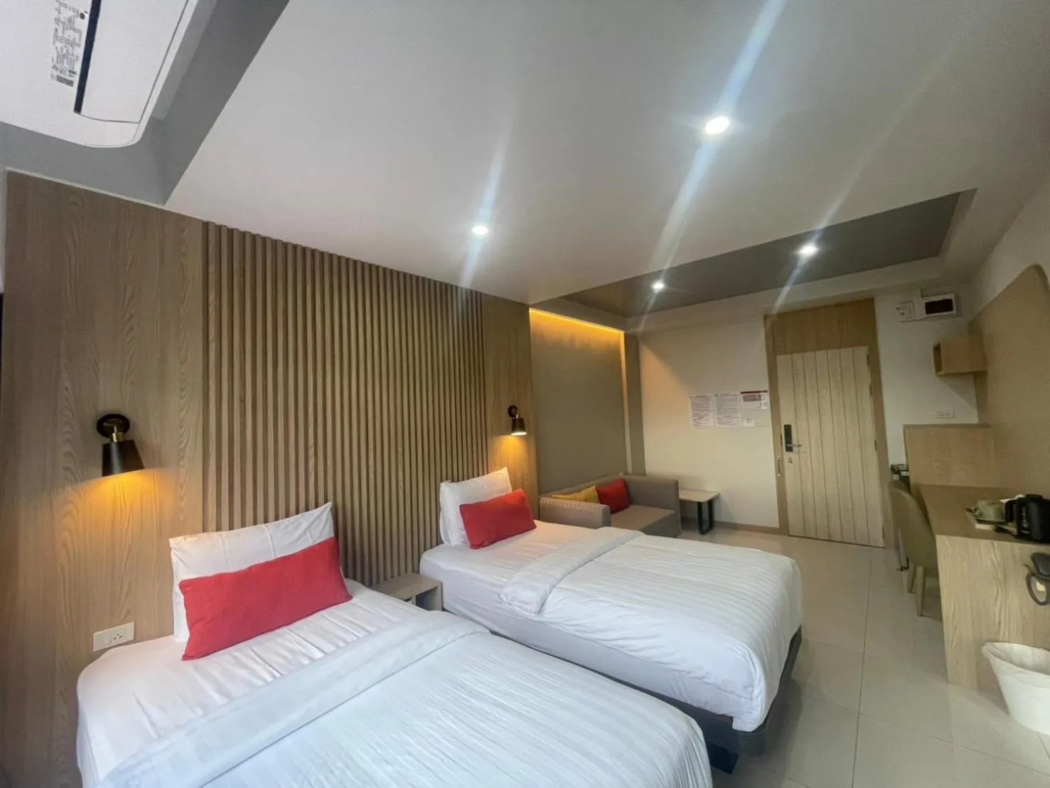 Bed in Bangkok Mystay Hotel Rangsit