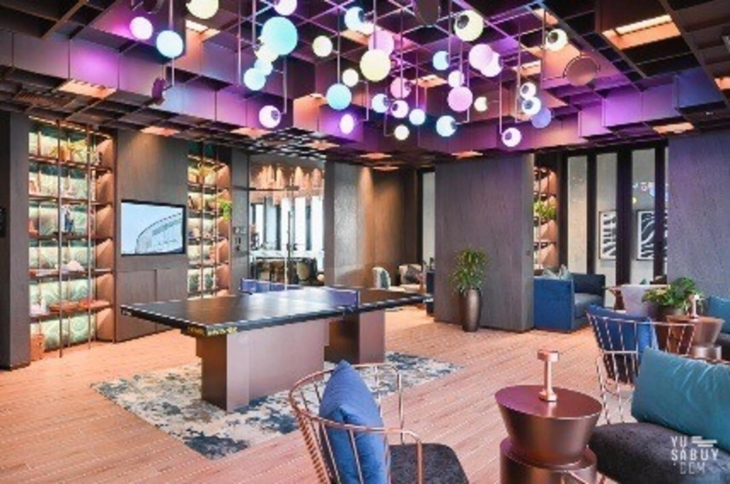 Living room in Edge Central Pattaya by Mickey