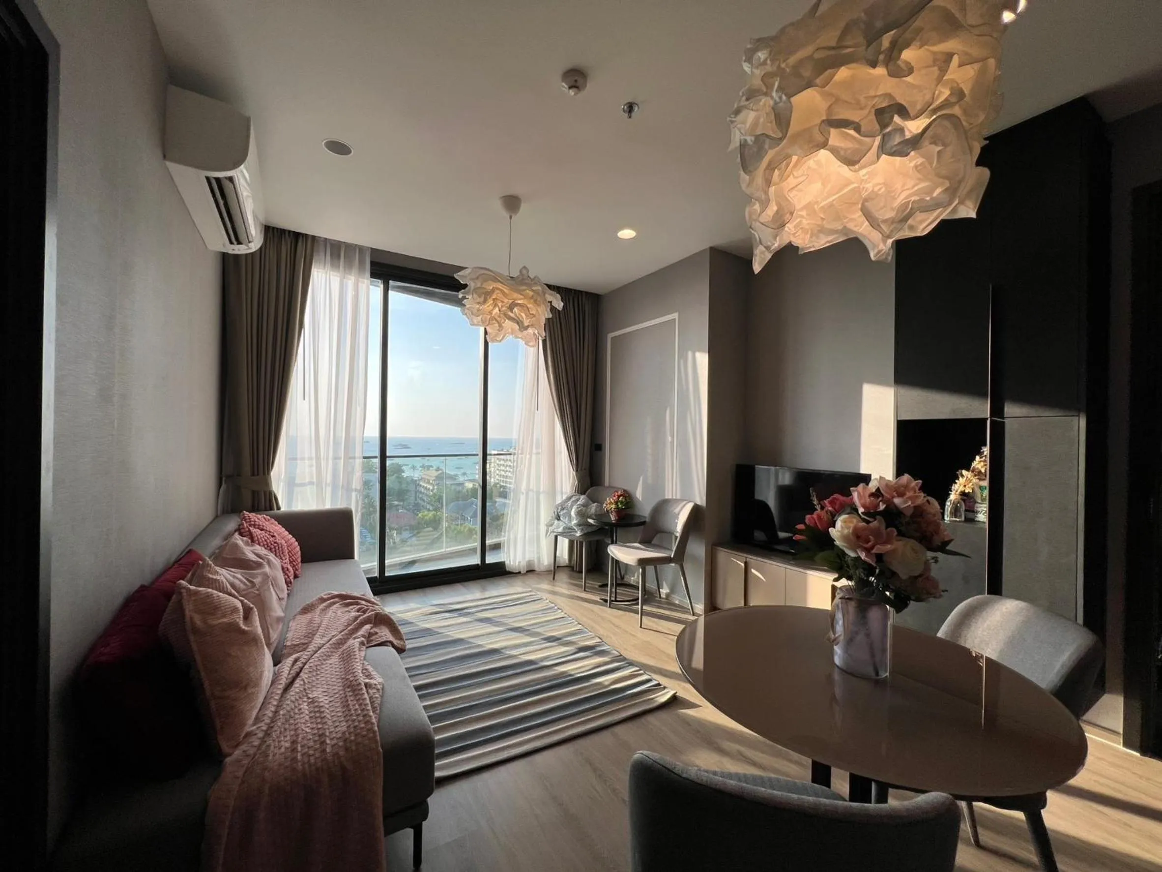 Living room in Edge Central Pattaya by Mickey