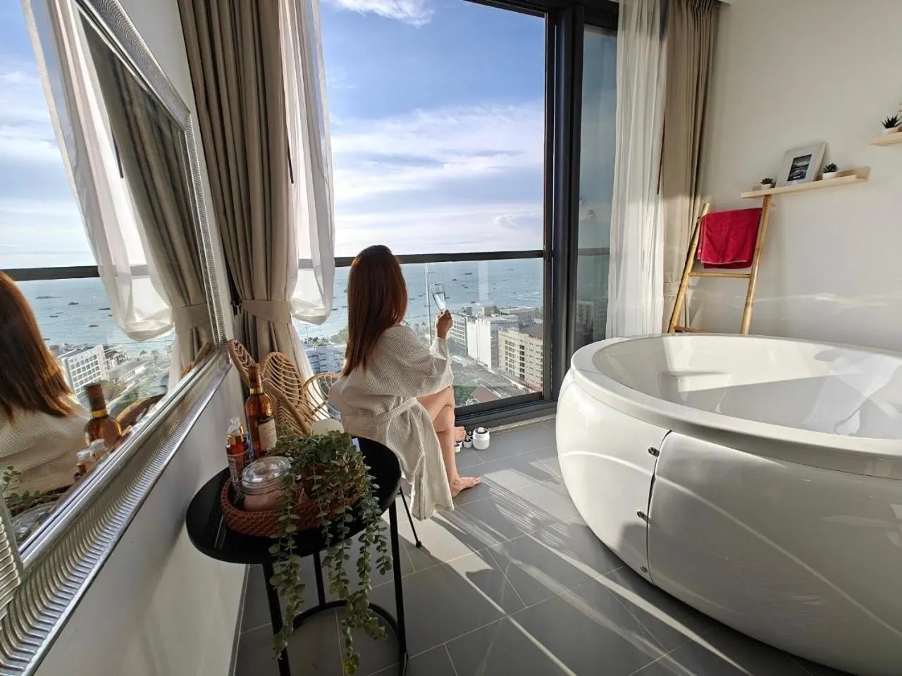 Bathroom in Edge Central Pattaya by Mickey