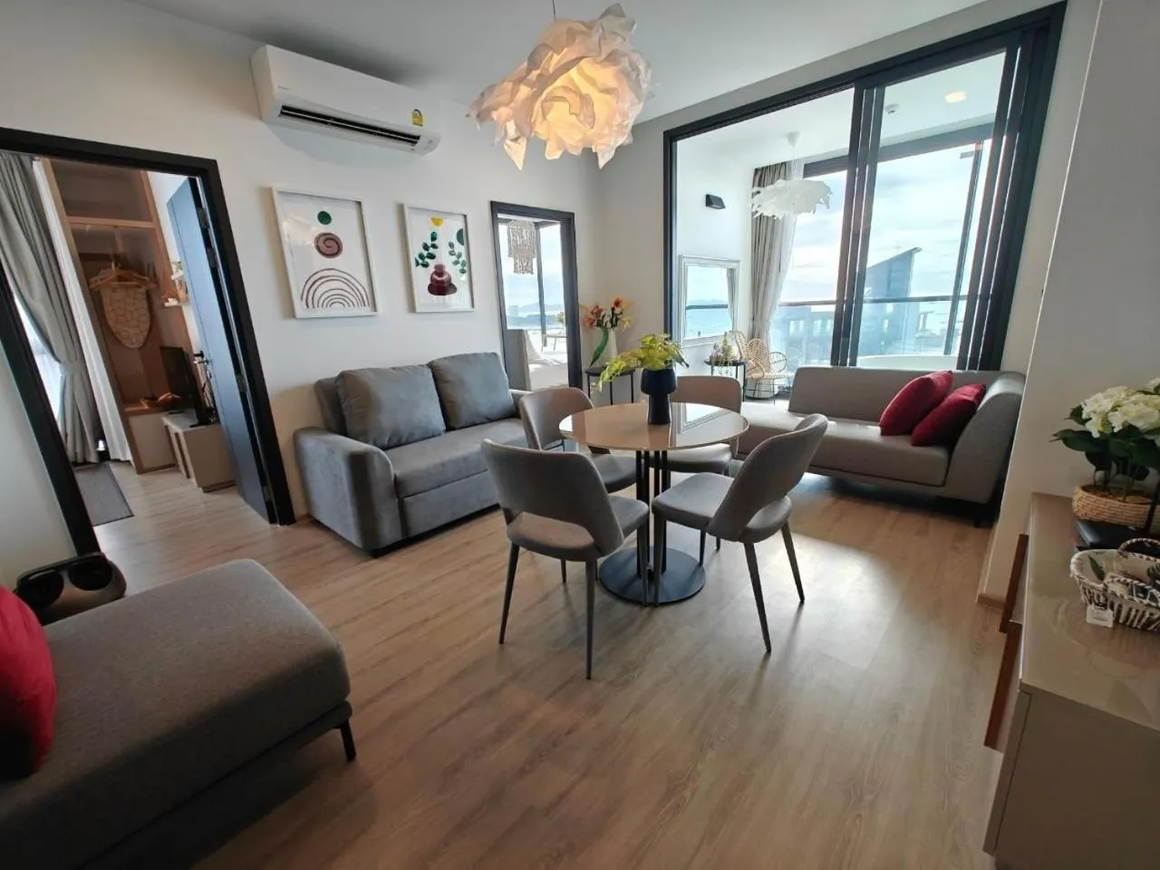 Living room in Edge Central Pattaya by Mickey