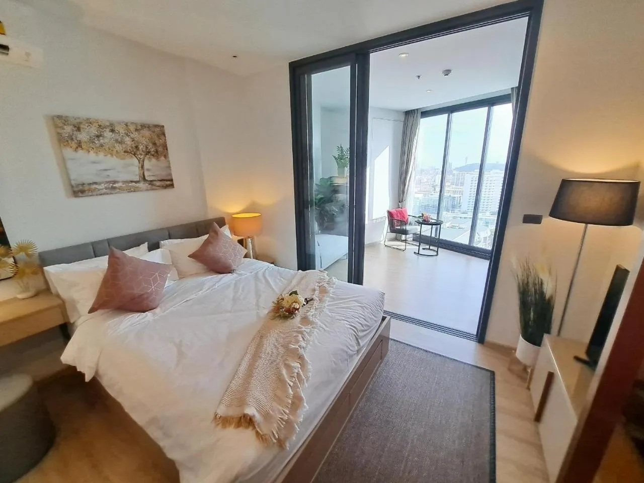 Bed in Edge Central Pattaya by Mickey