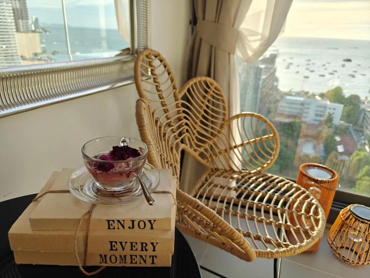 Seating area in Edge Central Pattaya by Mickey