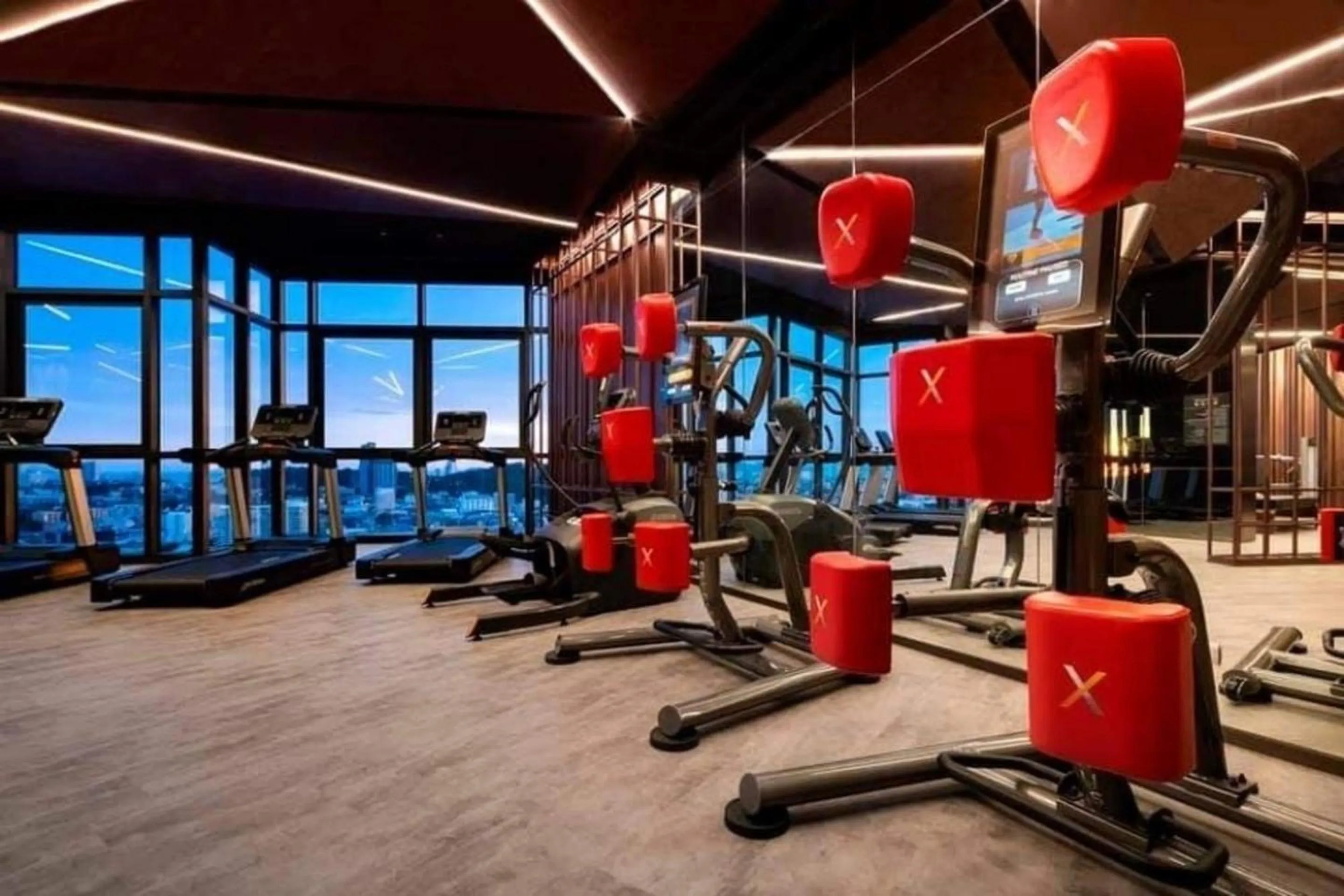 Fitness centre/facilities in Edge Central Pattaya by Mickey