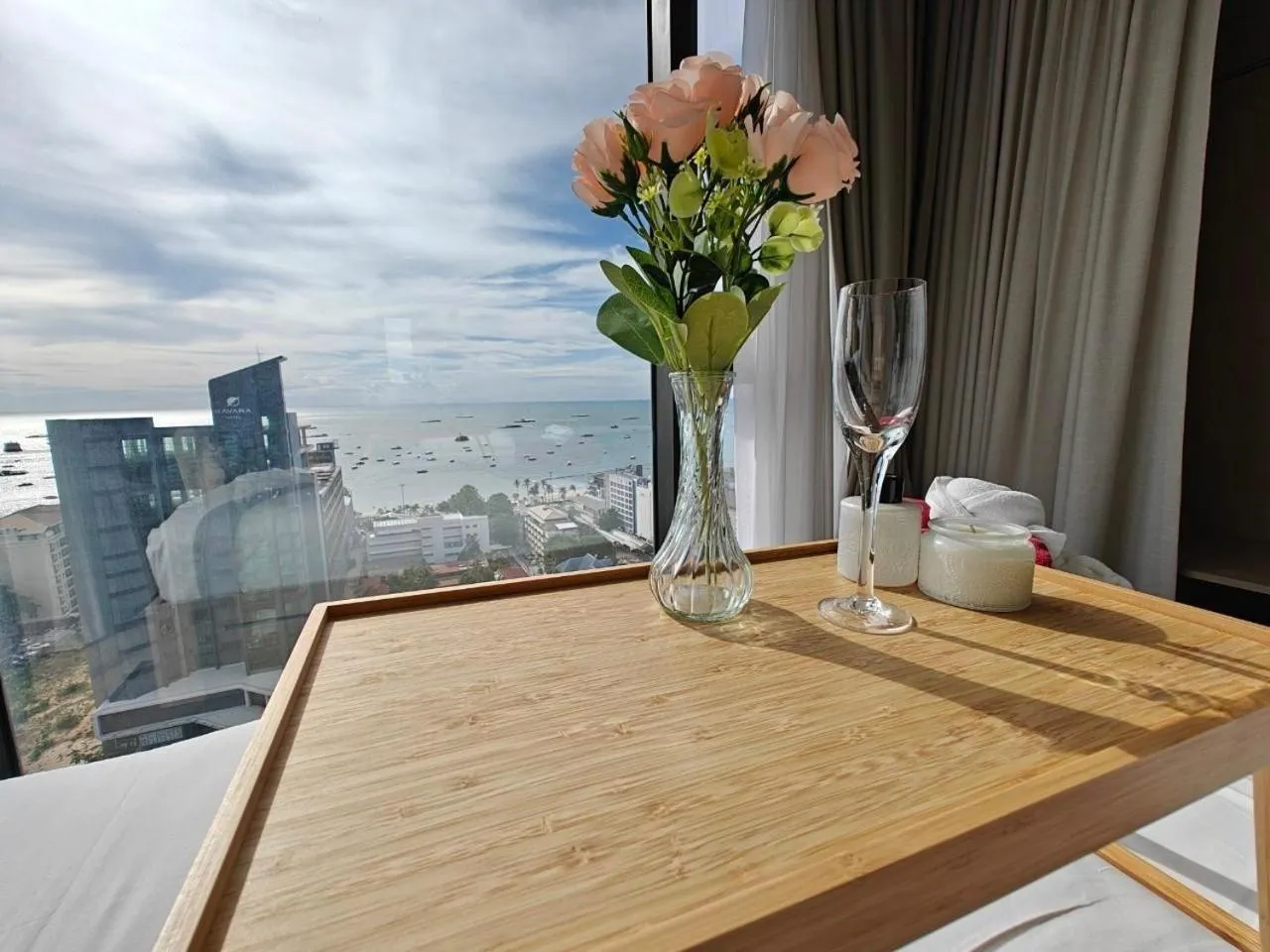 View (from property/room) in Edge Central Pattaya by Mickey