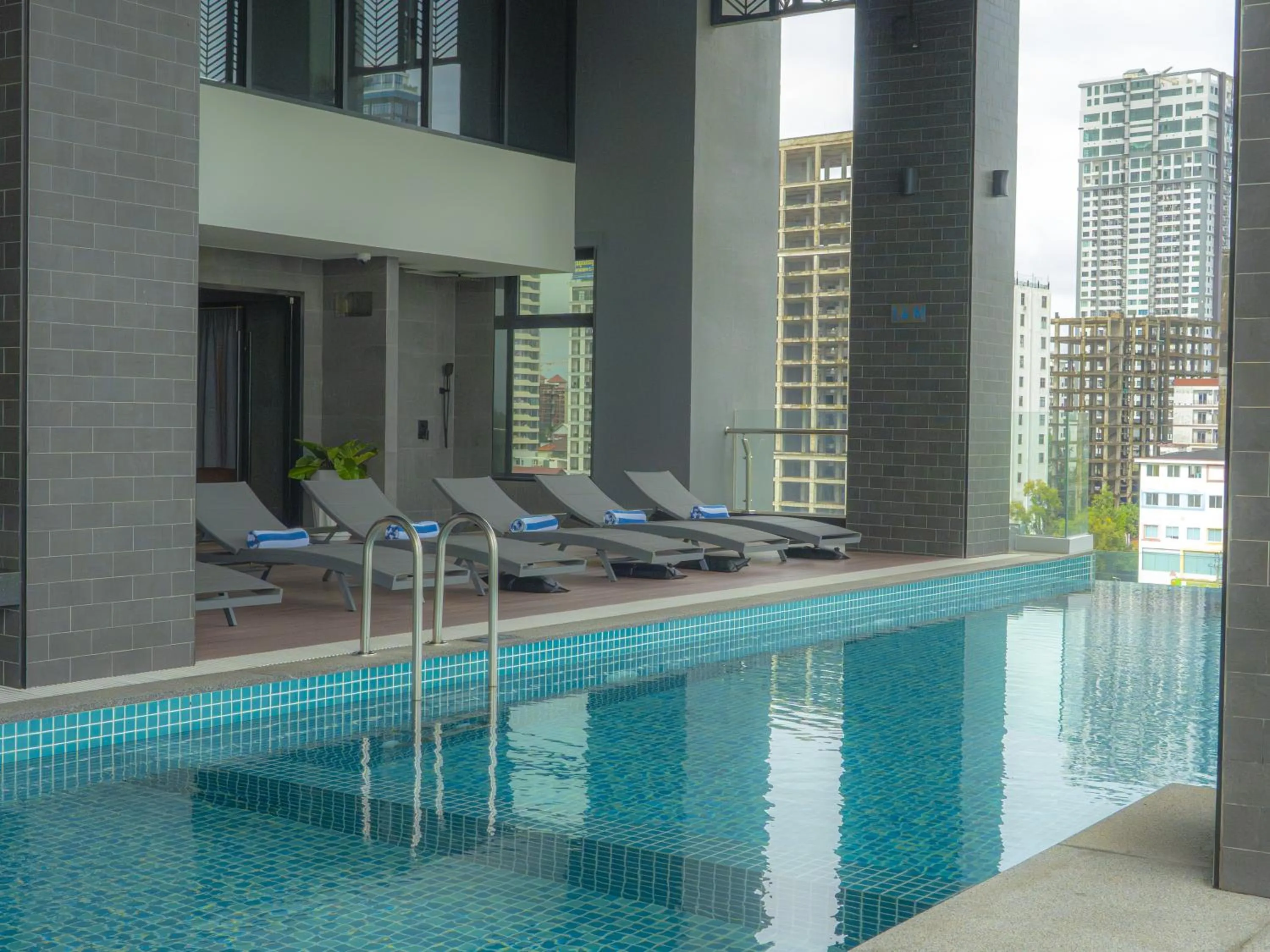 Pool view in Grand La Vogue Hotel and Casino