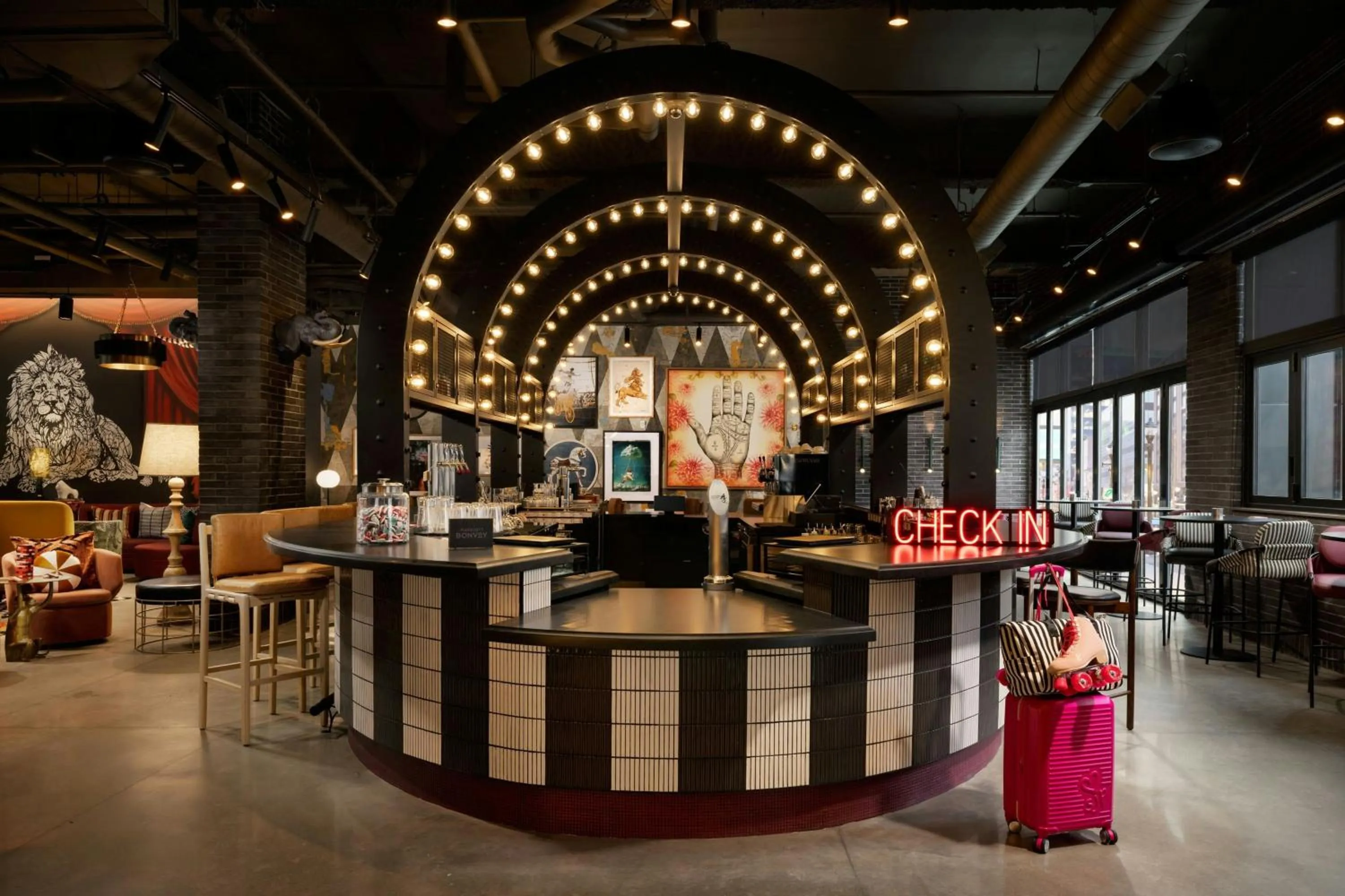 Lounge or bar in Moxy Allentown Downtown