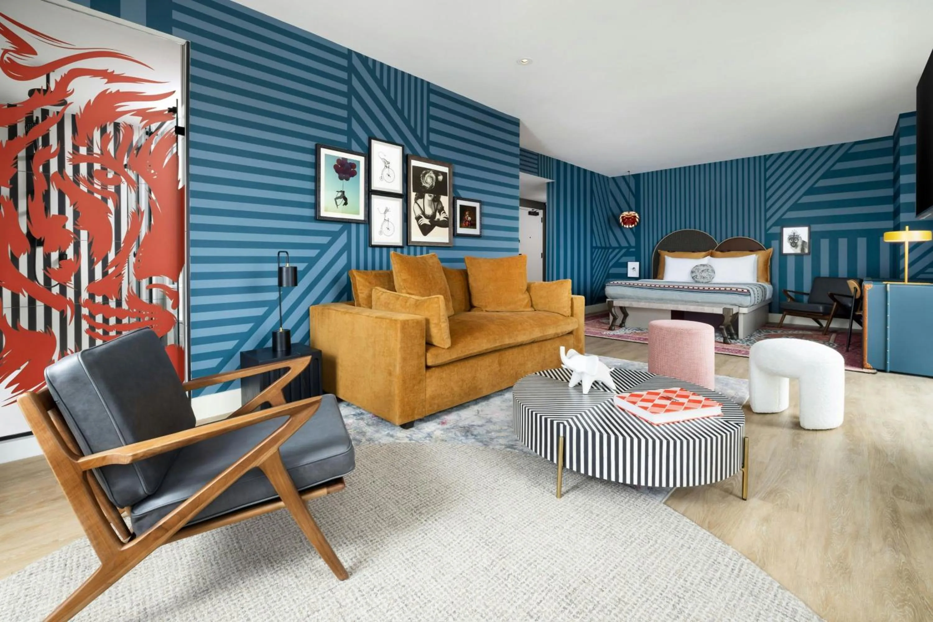 Bedroom in Moxy Allentown Downtown