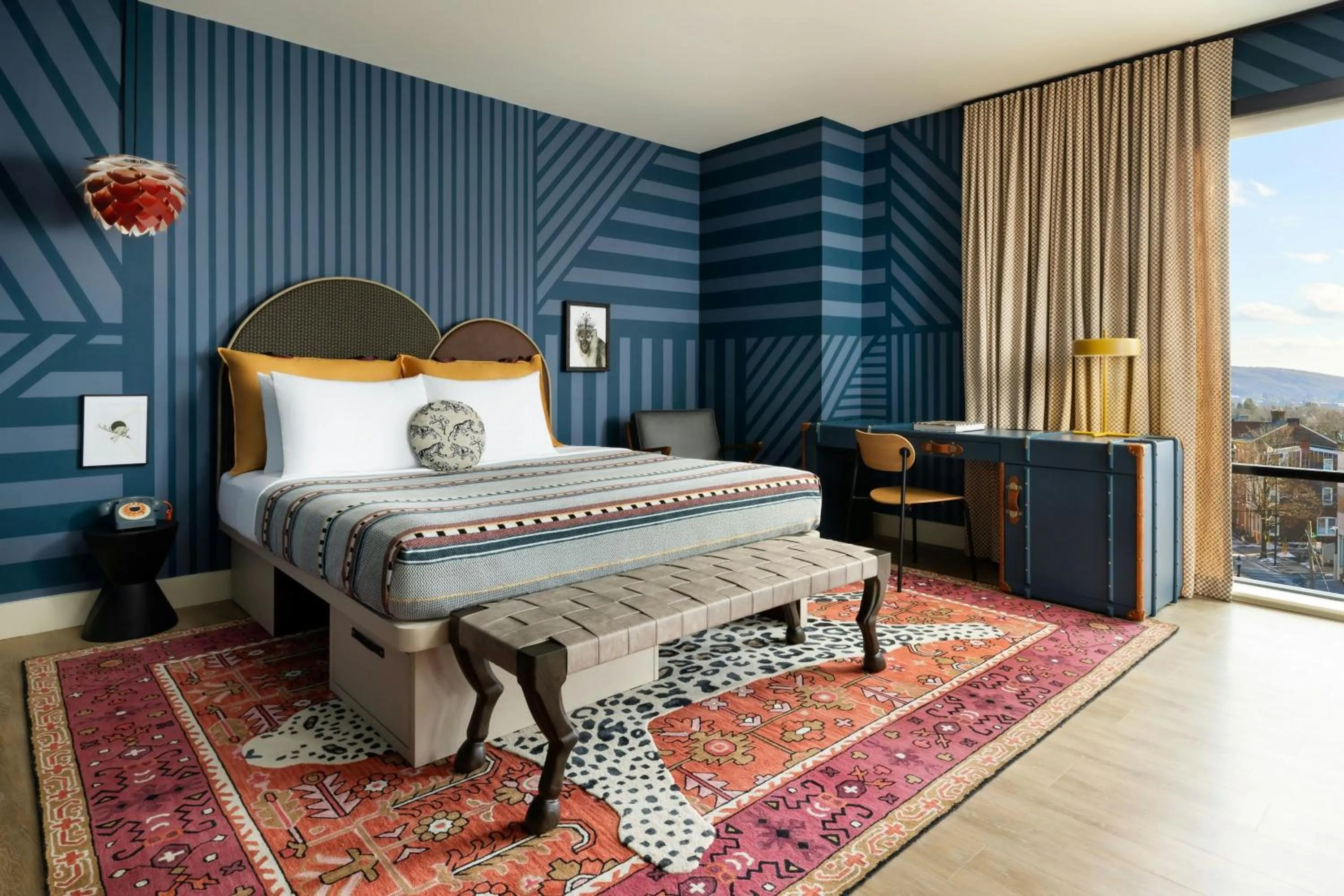 Bedroom, Bed in Moxy Allentown Downtown