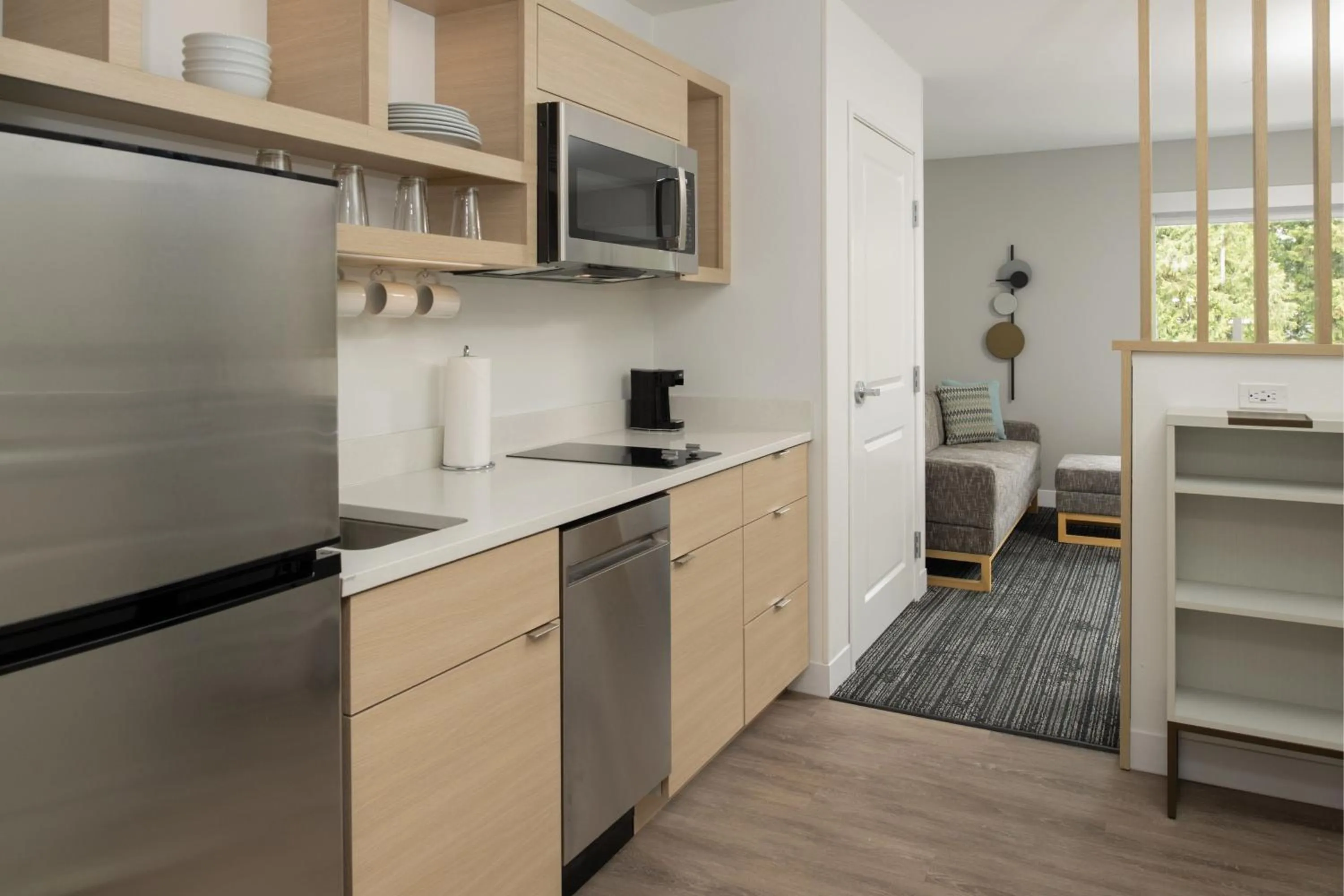 Kitchen or kitchenette in TownePlace Suites by Marriott Eugene