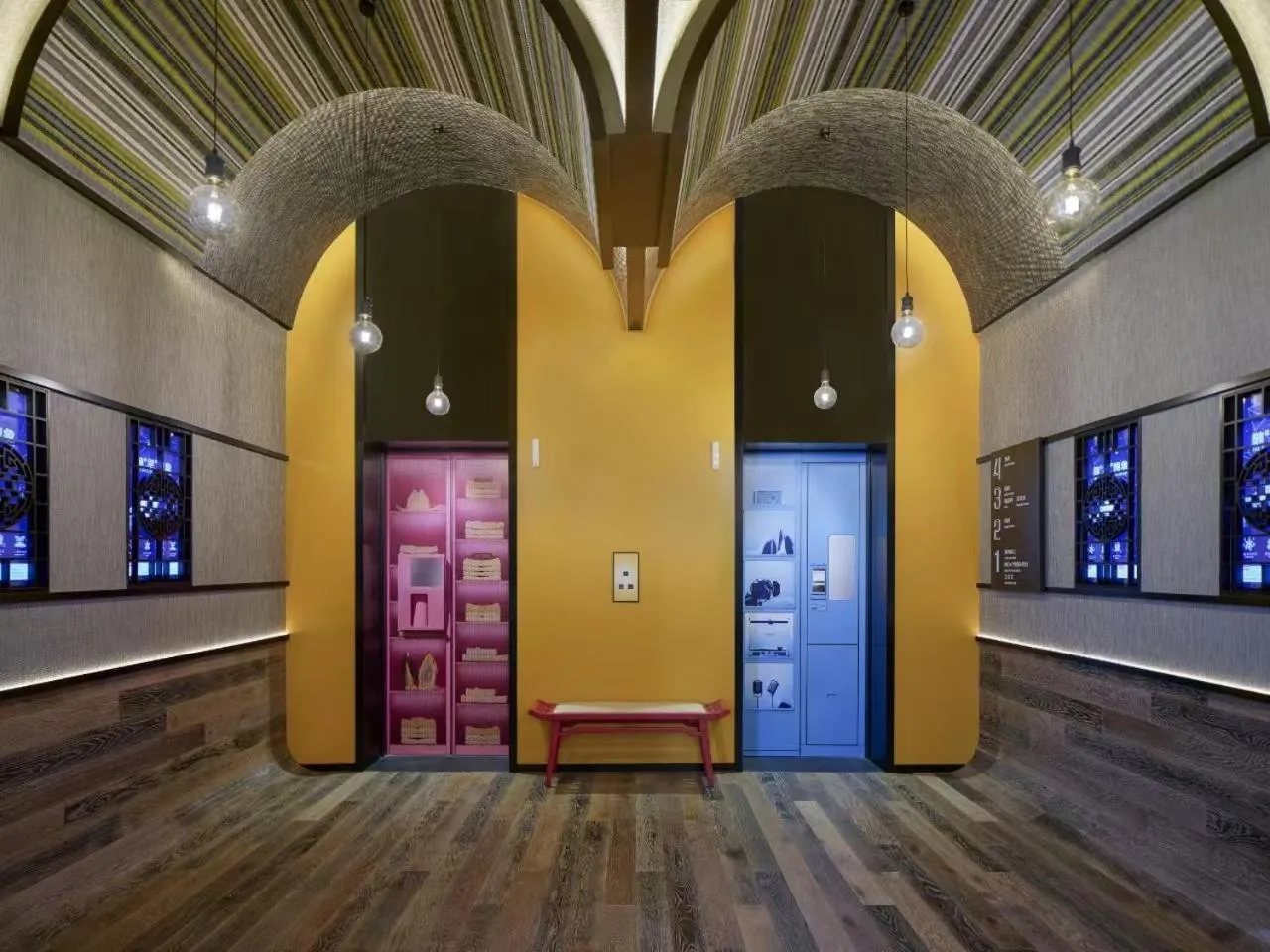 elevator in Moxy Ningbo Old Bund