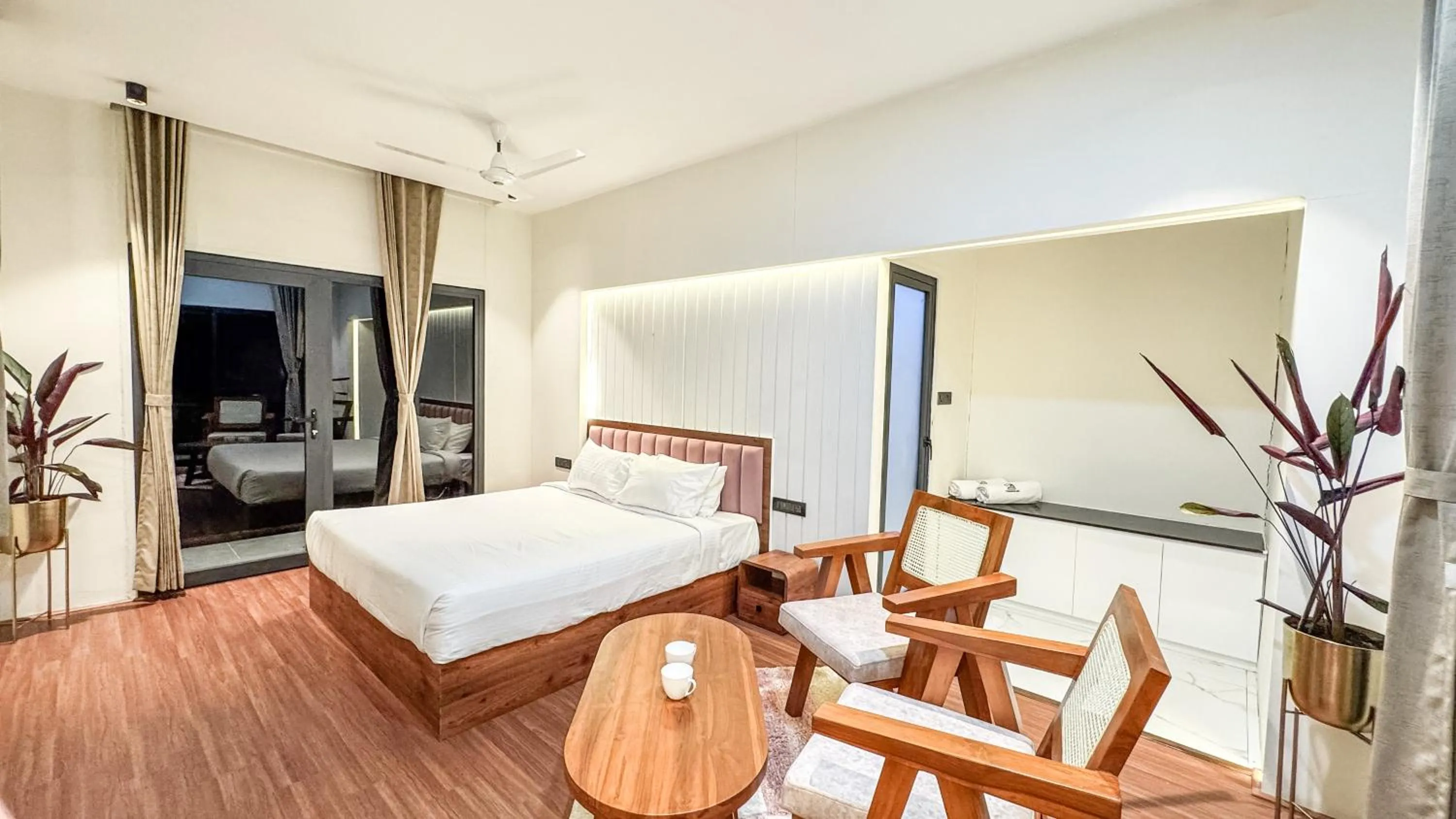 Bedroom, Bed in Tomorrowland Farms and Suites