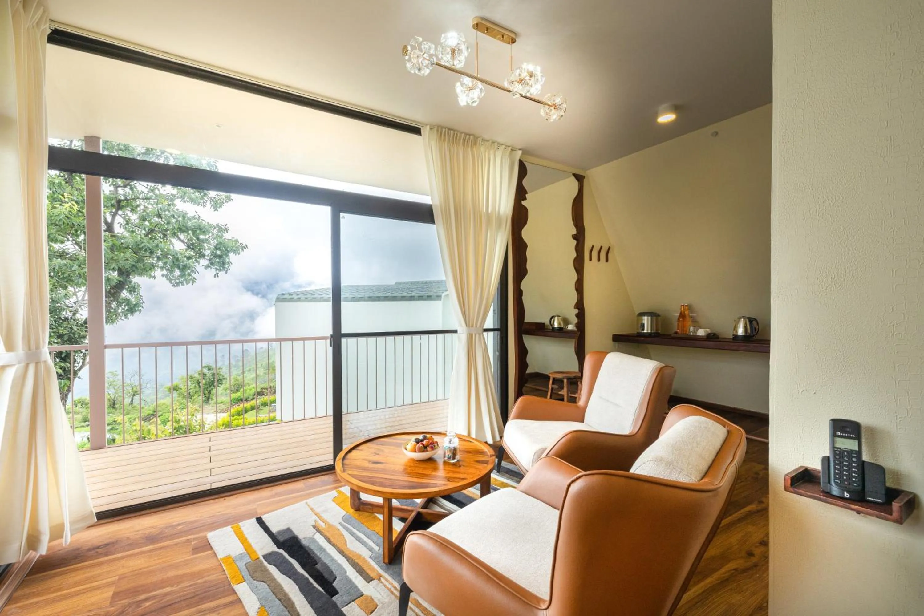 Living room in Tomorrowland Farms and Suites