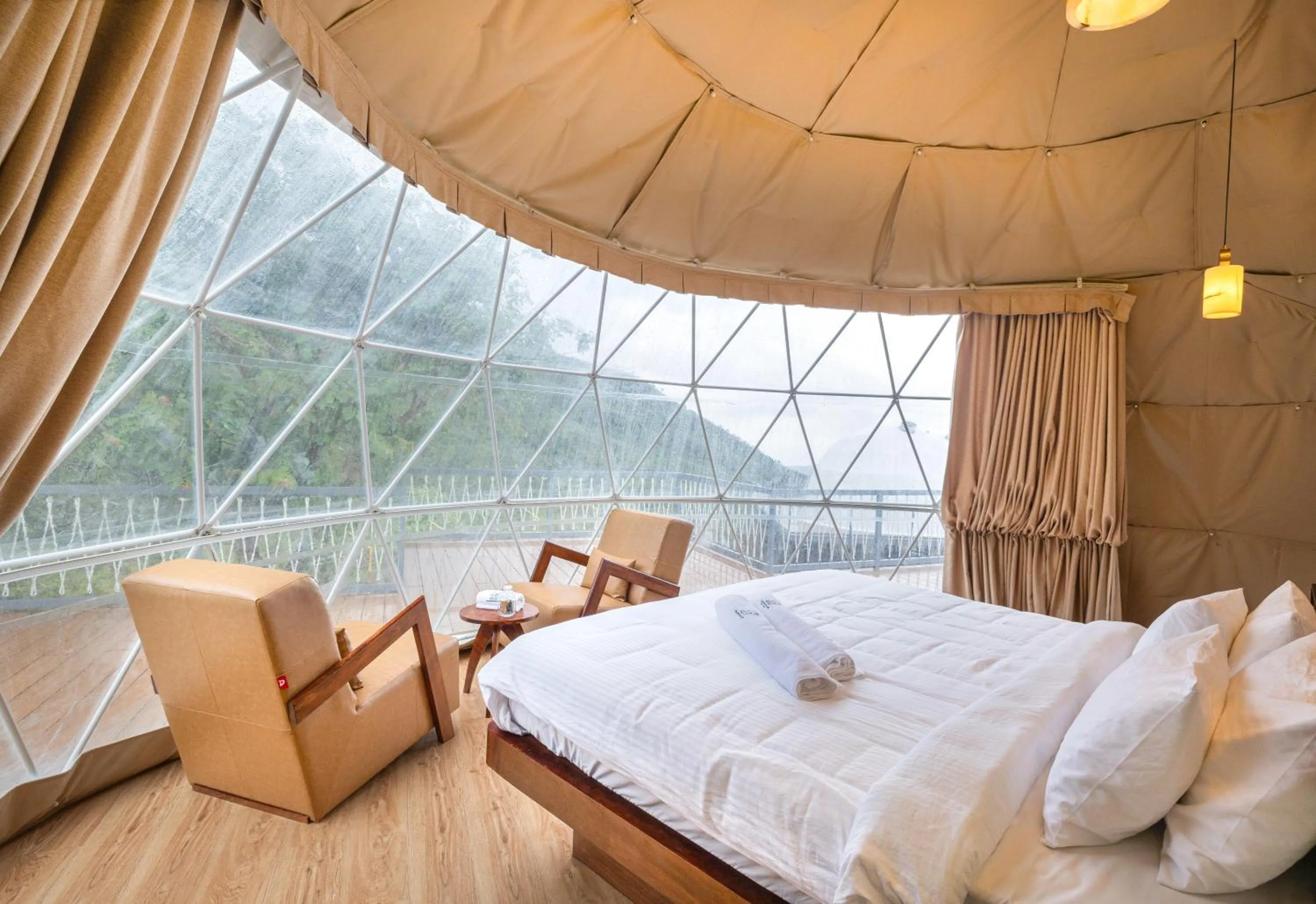 Bed in Tomorrowland Farms and Suites