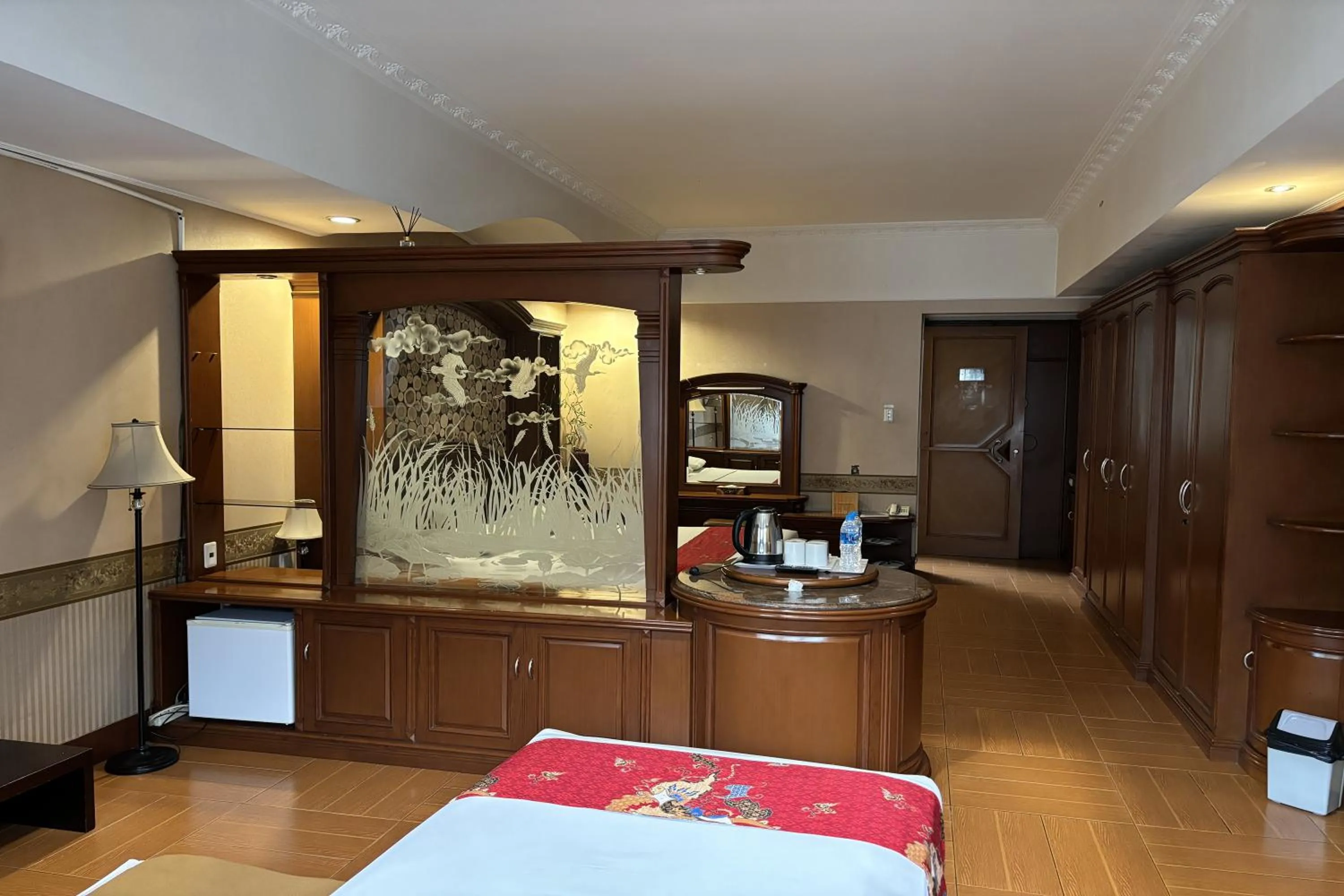 Bed in Hotel Pesona Bamboe Lembang