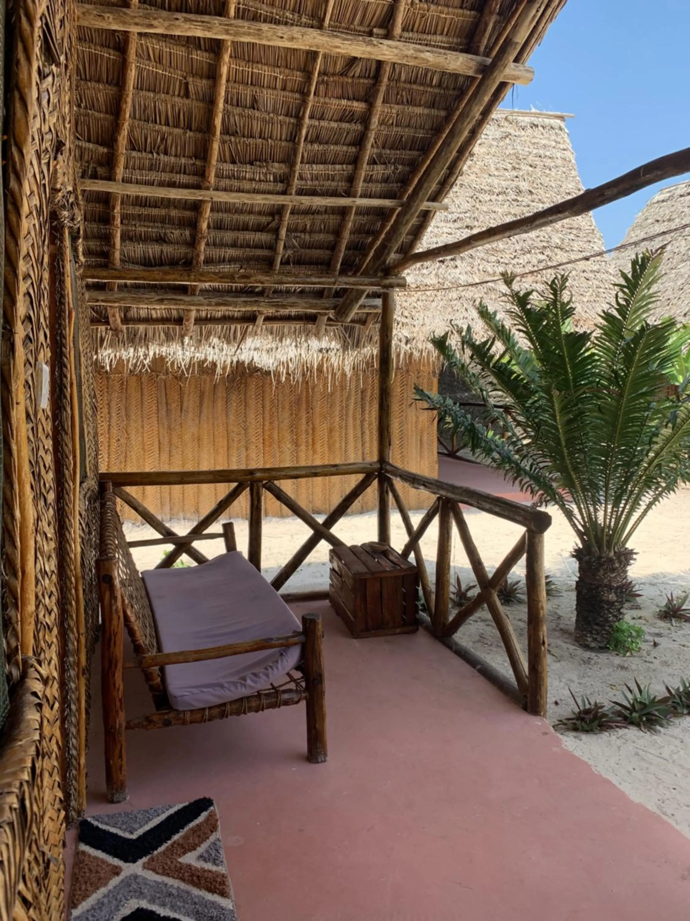 Balcony/Terrace in New Jambo Bungalows