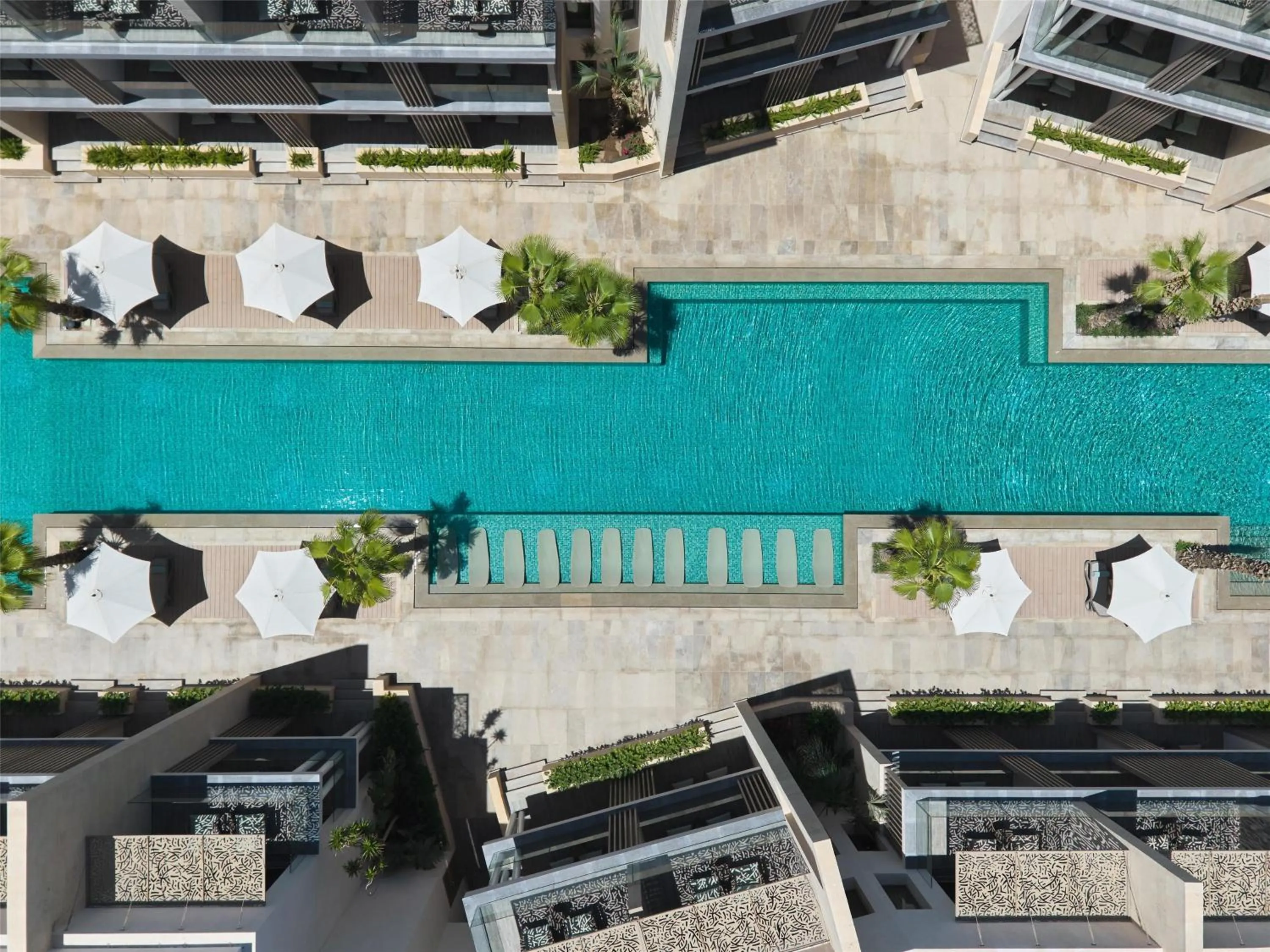 Pool view in Doubletree By Hilton Mangroovy El Gouna Resort