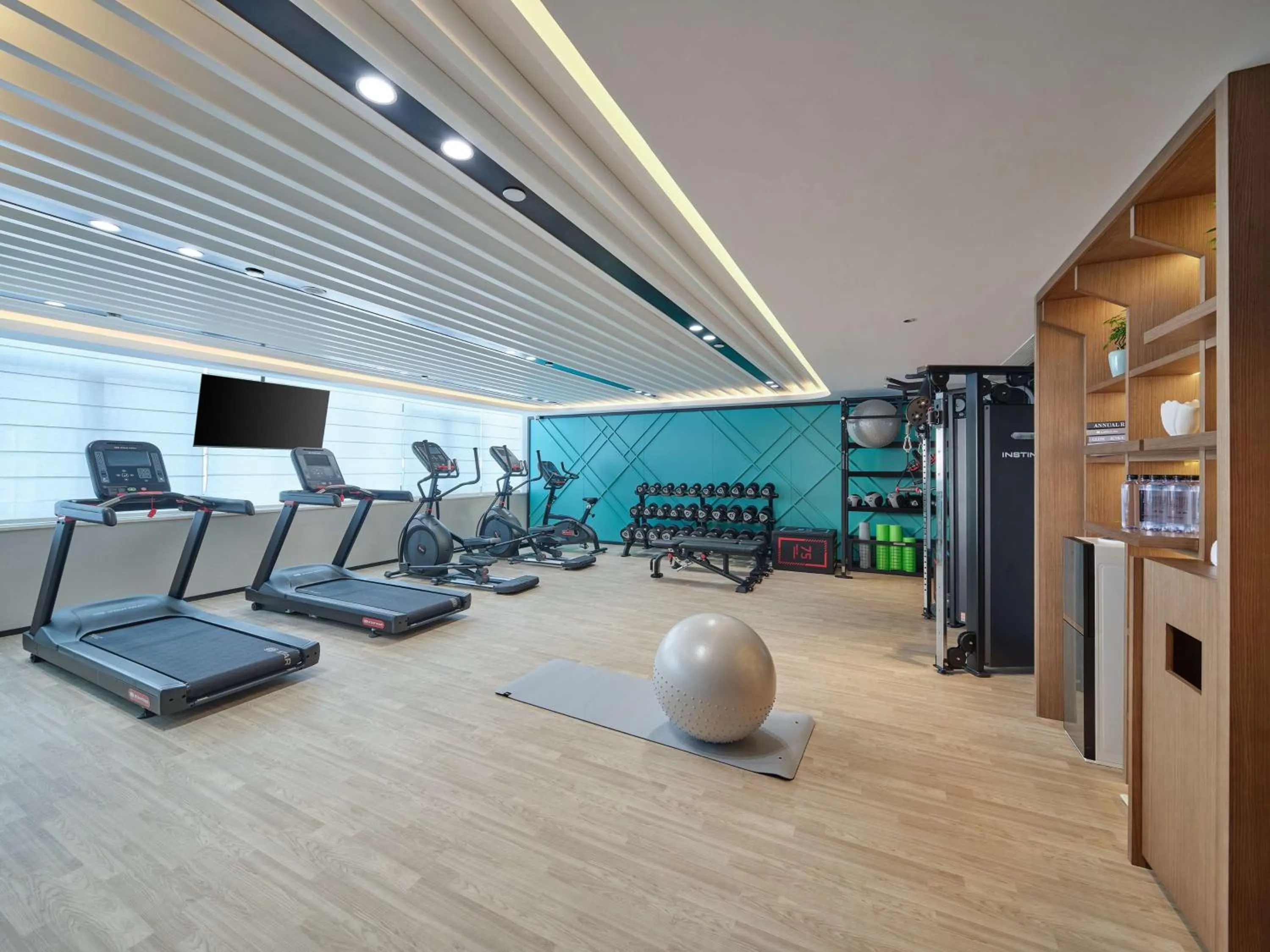 Fitness centre/facilities in Hilton Garden Inn Ji'Nan High-Tech Zone
