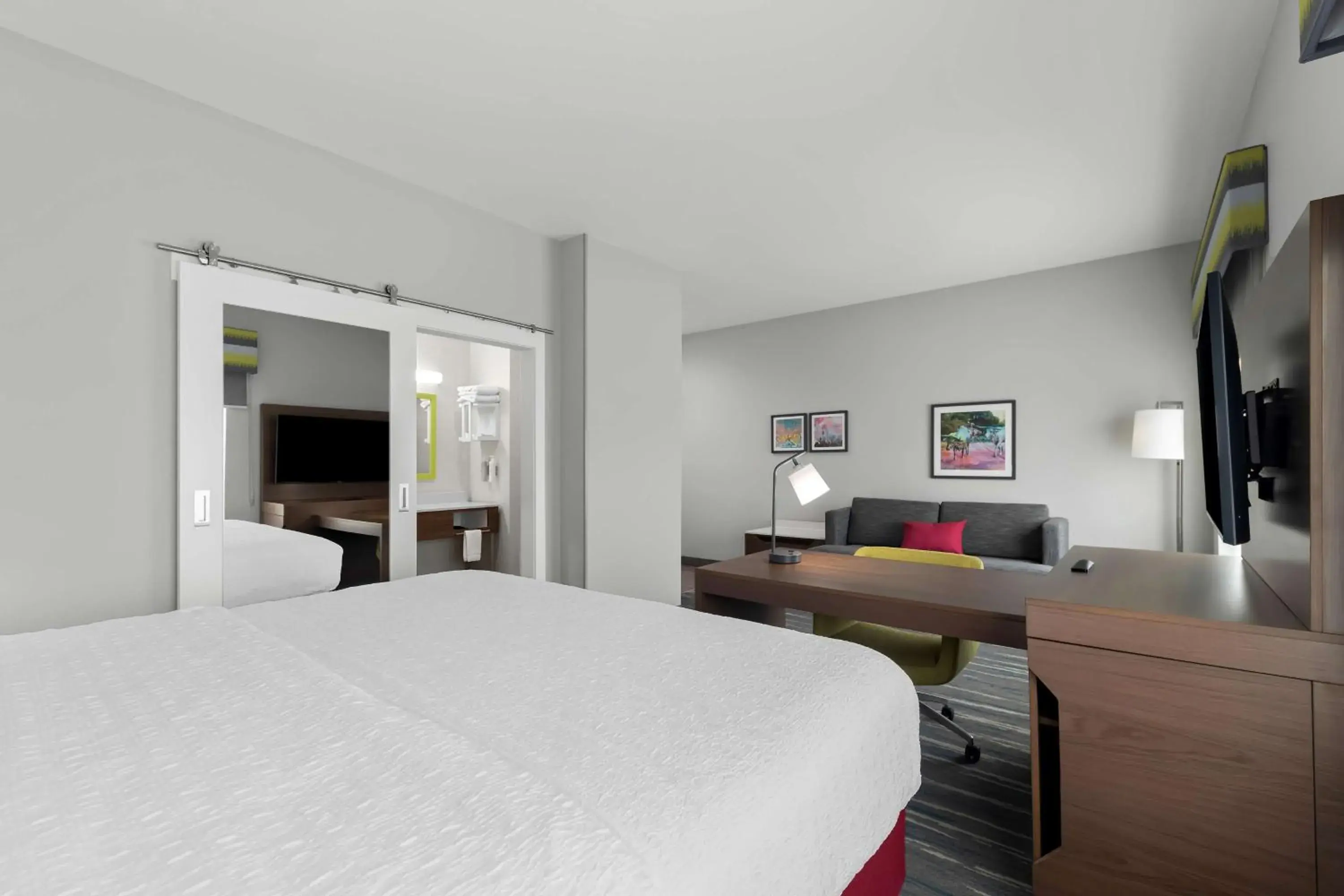 King Studio with Sofa Bed - Hearing Accessible in Hampton Inn & Suites Sherman King Studio with Sofa Bed - Hearing Accessible in Hampton Inn & Suites Sherman