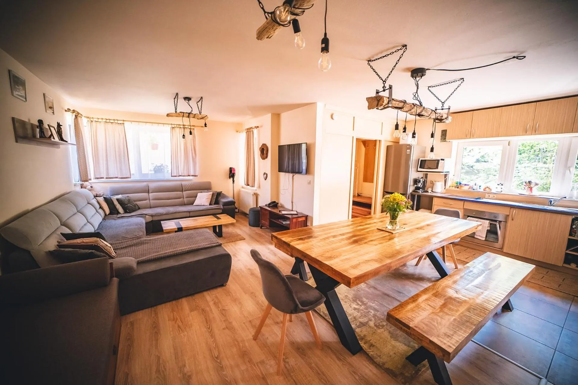 Kitchen or kitchenette in Wellness & Spa Hotel Čertov