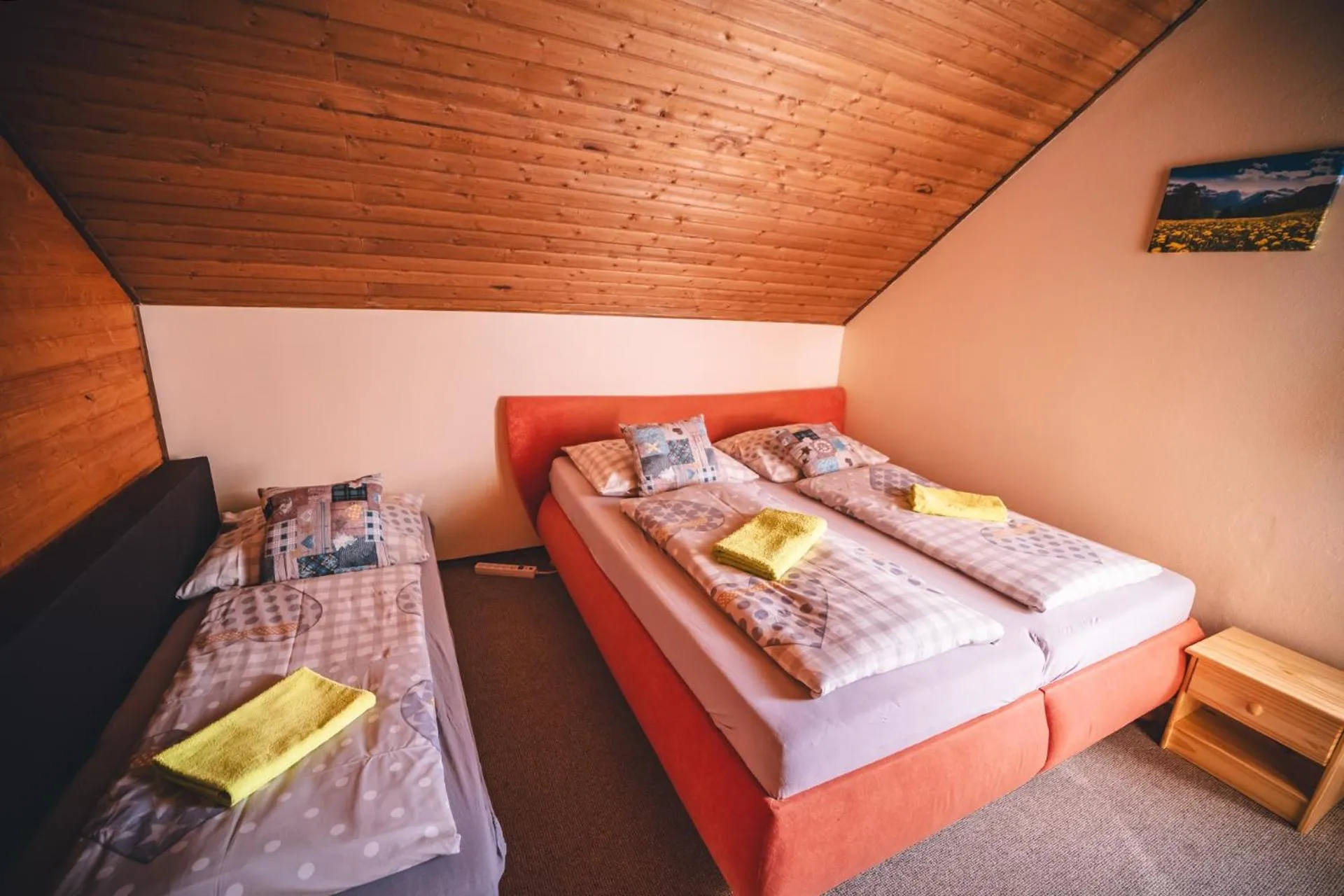 Photo of the whole room, Bed in Wellness & Spa Hotel Čertov