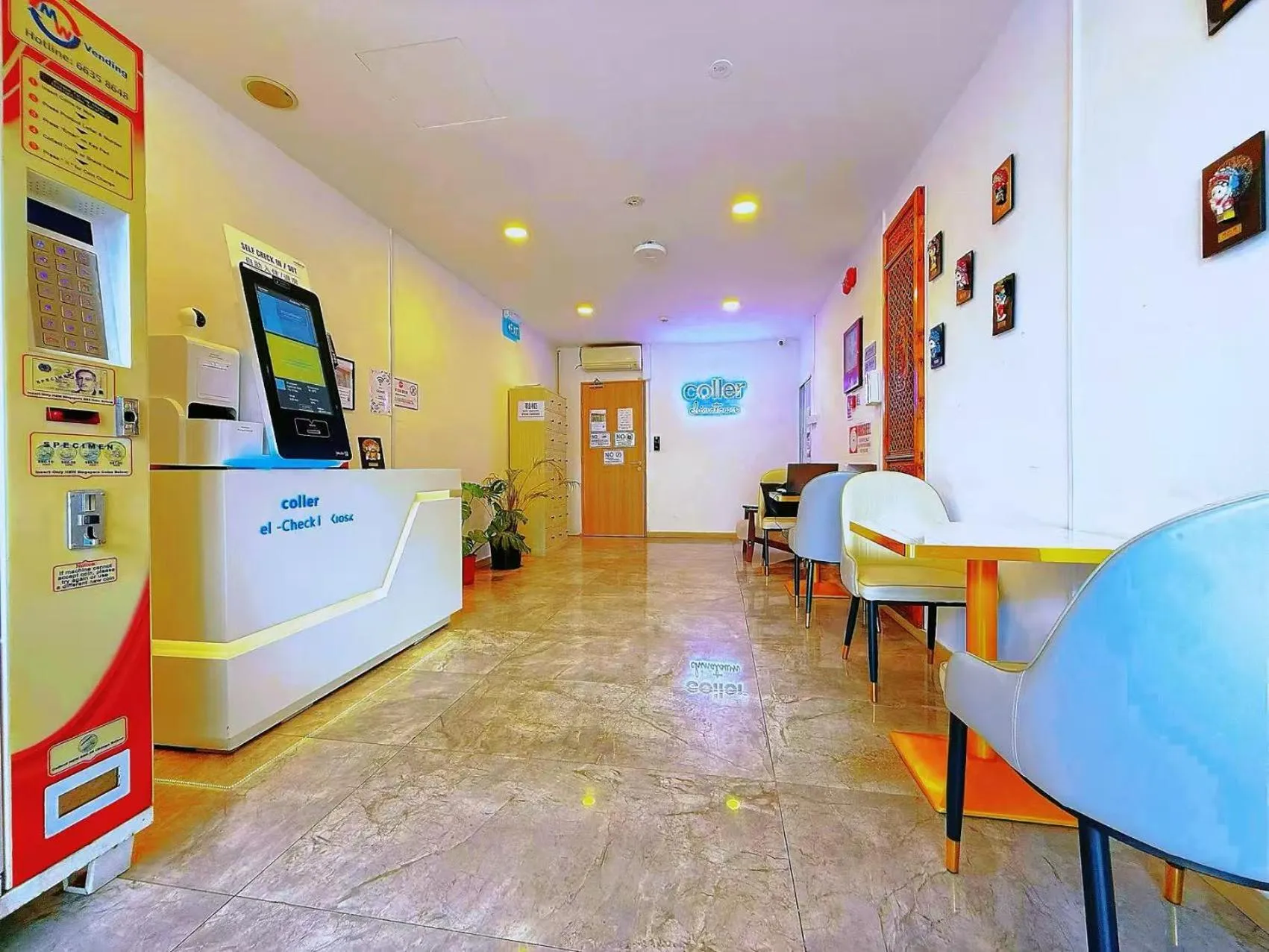 Lobby or reception in Coller Chinatown