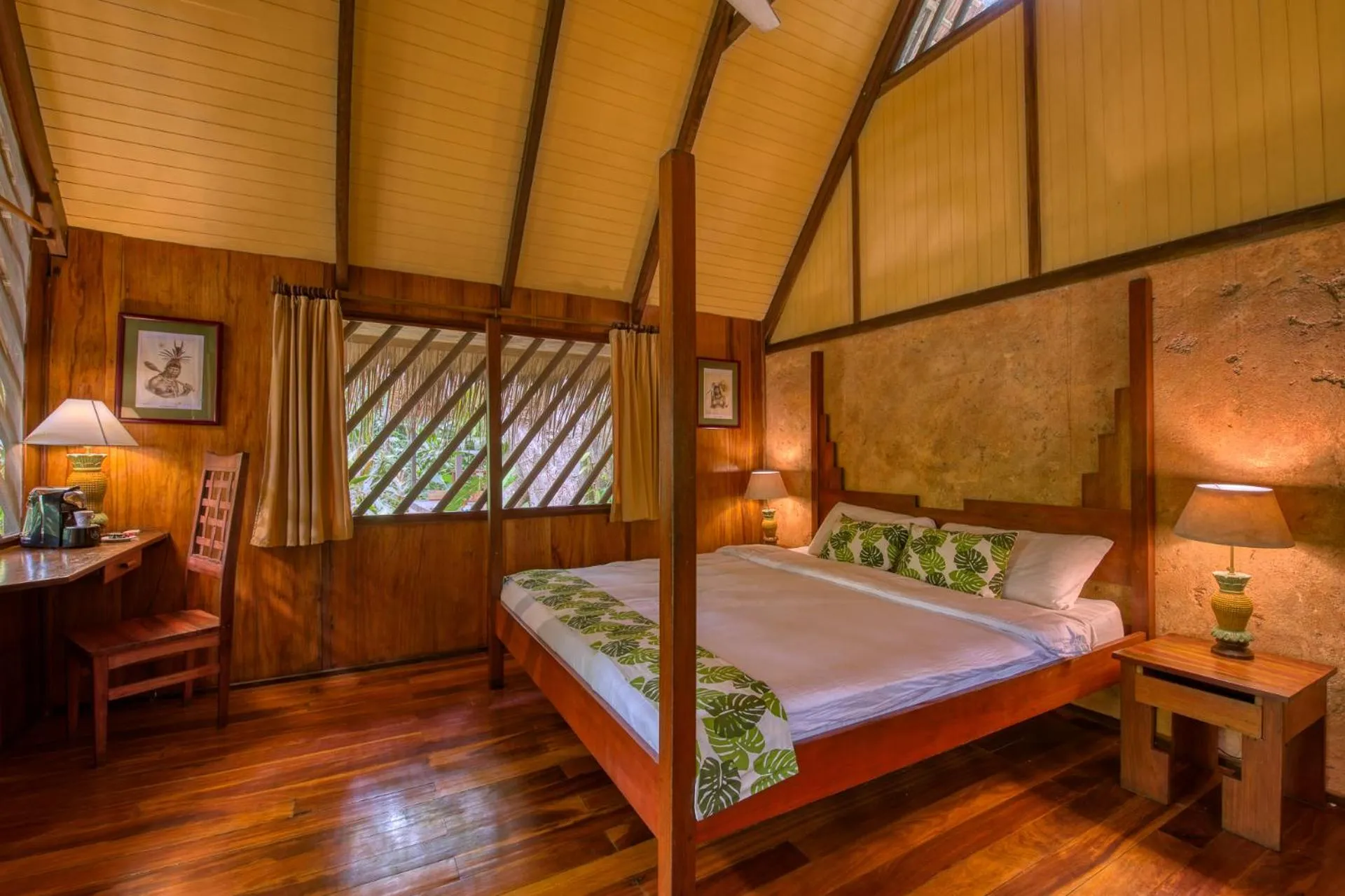 Bed in Shawandha Lodge