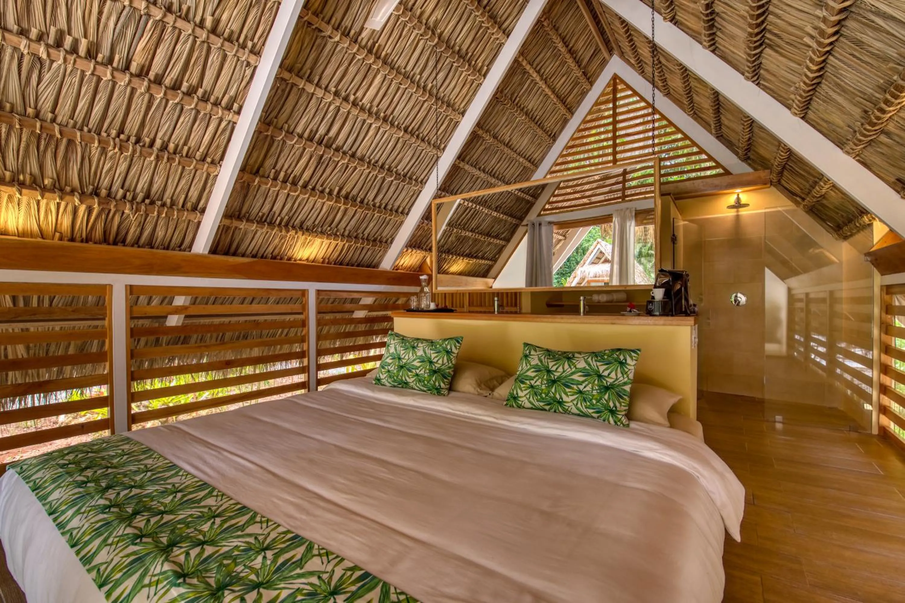 Bed in Shawandha Lodge