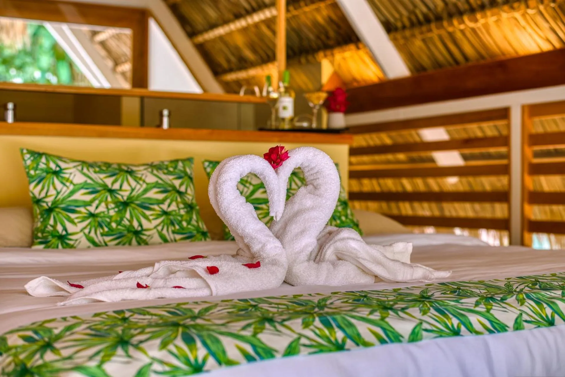 Bed in Shawandha Lodge