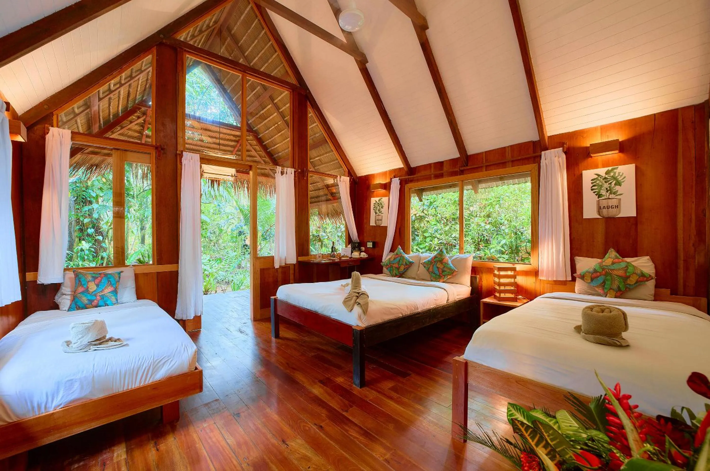 Bed in Shawandha Lodge